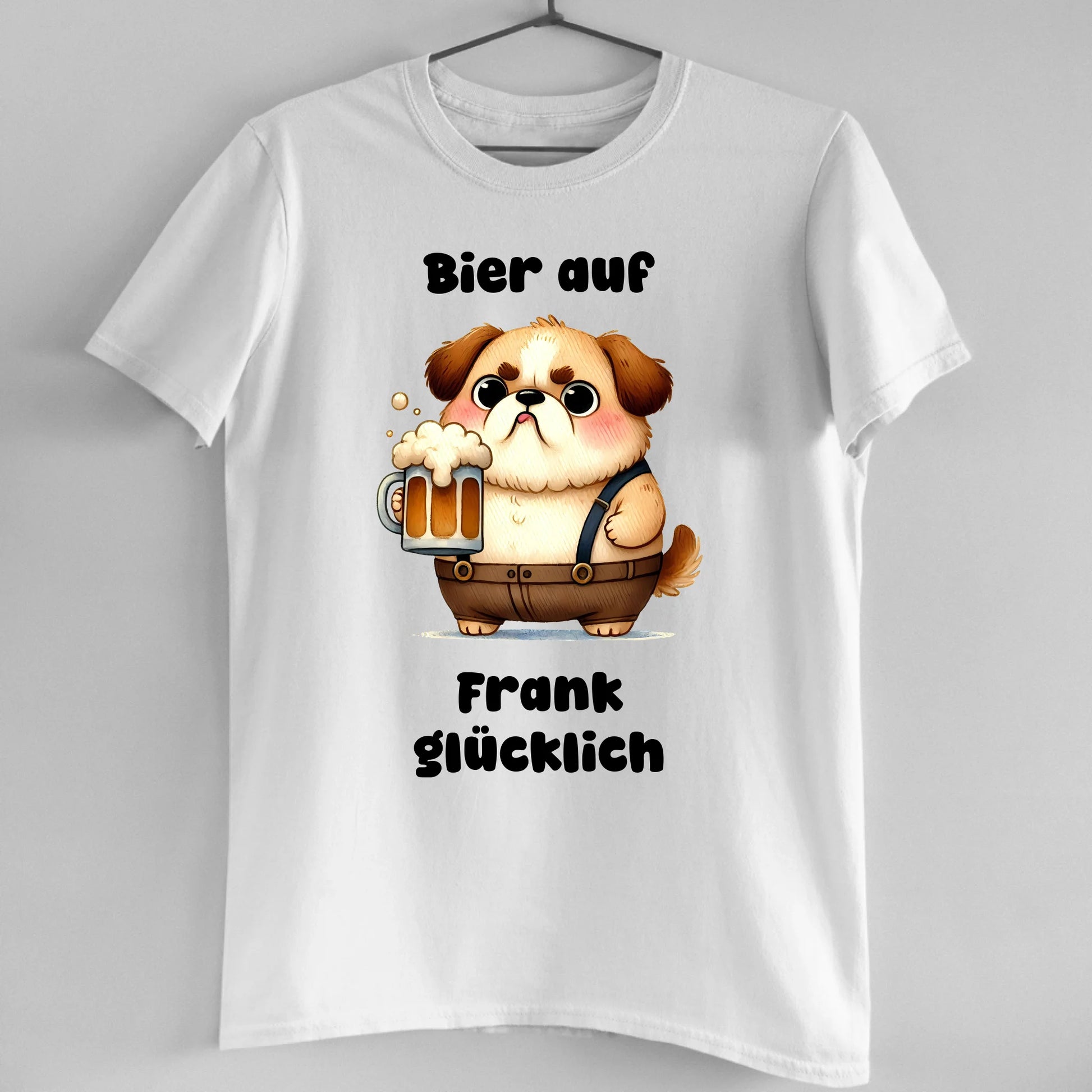 Bier auf - Organic Men's Shirt (personalisierbar)