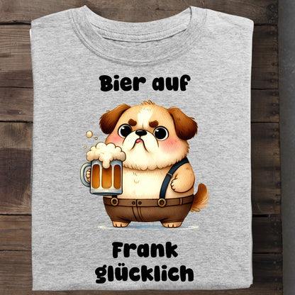 Bier auf - Organic Men's Shirt (personalisierbar) Crafter T-Shirt ST ST Heather-Grey
