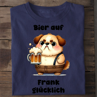 Bier auf - Organic Men's Shirt (personalisierbar) Crafter T-Shirt ST ST French-Navy