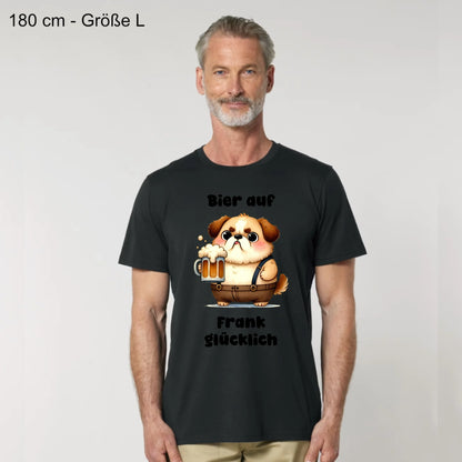 Bier auf - Organic Men's Shirt (personalisierbar)