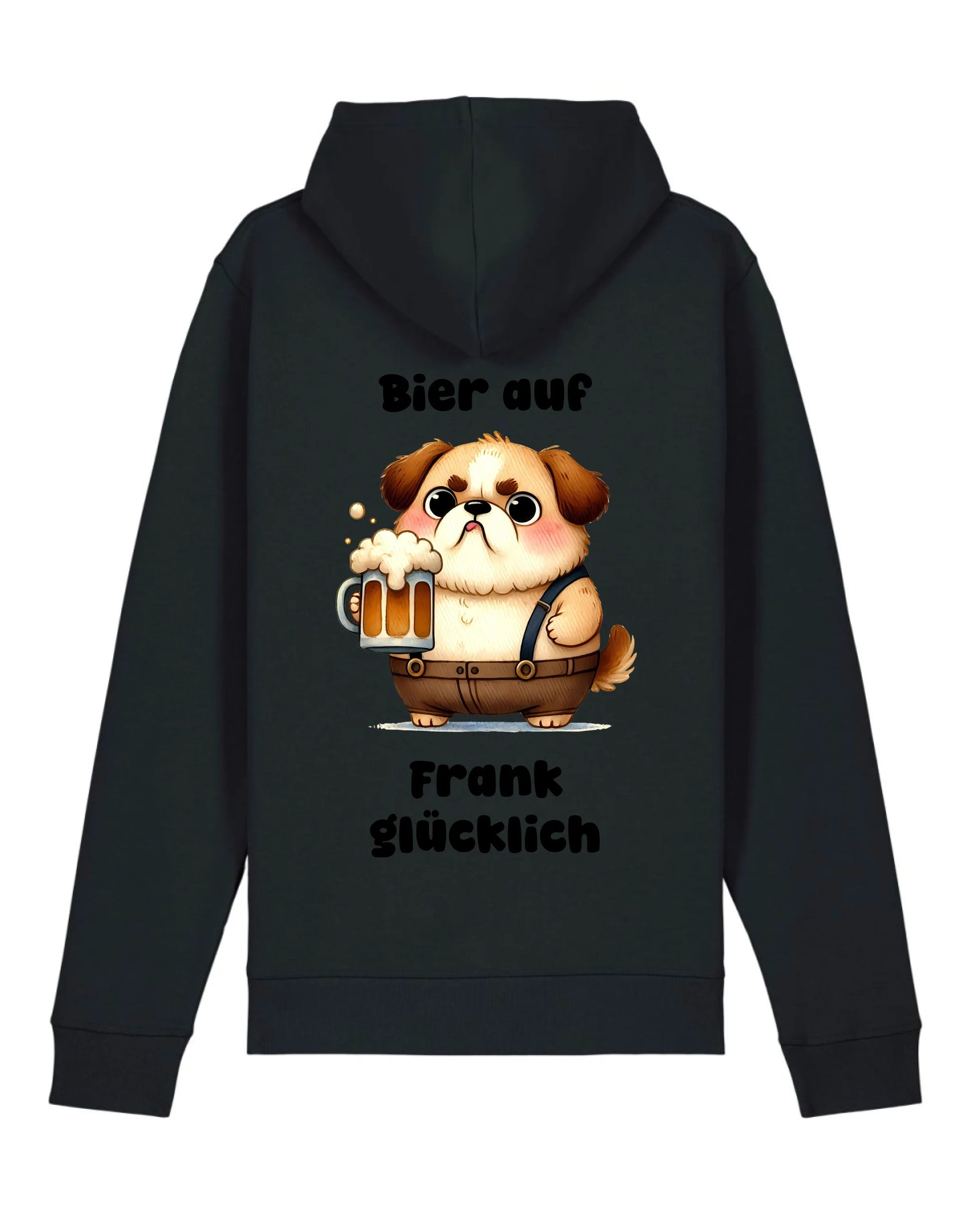 Bier auf - Organic Unisex Hoodie (personalisierbar) Drummer 2.0 Hoodie ST ST Black