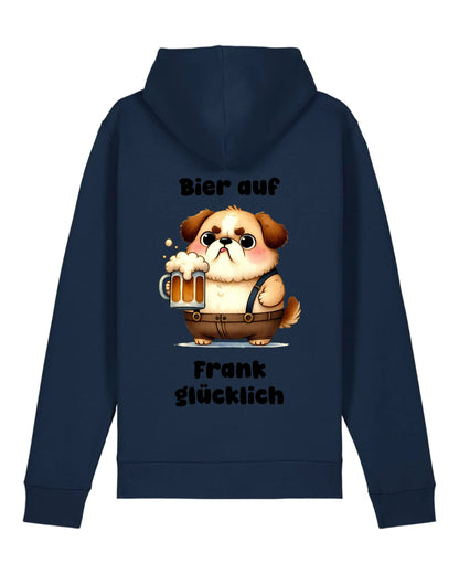 Bier auf - Organic Unisex Hoodie (personalisierbar) Drummer 2.0 Hoodie ST ST French-Navy