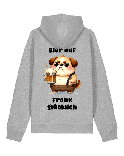 Bier auf - Organic Unisex Hoodie (personalisierbar) Drummer 2.0 Hoodie ST ST Heather-Grey