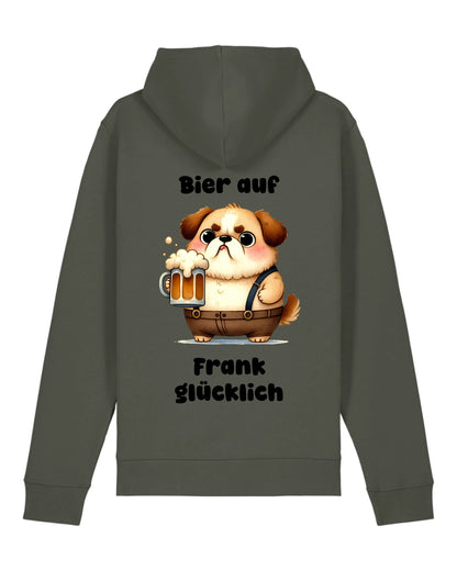 Bier auf - Organic Unisex Hoodie (personalisierbar) Drummer 2.0 Hoodie ST ST Khaki