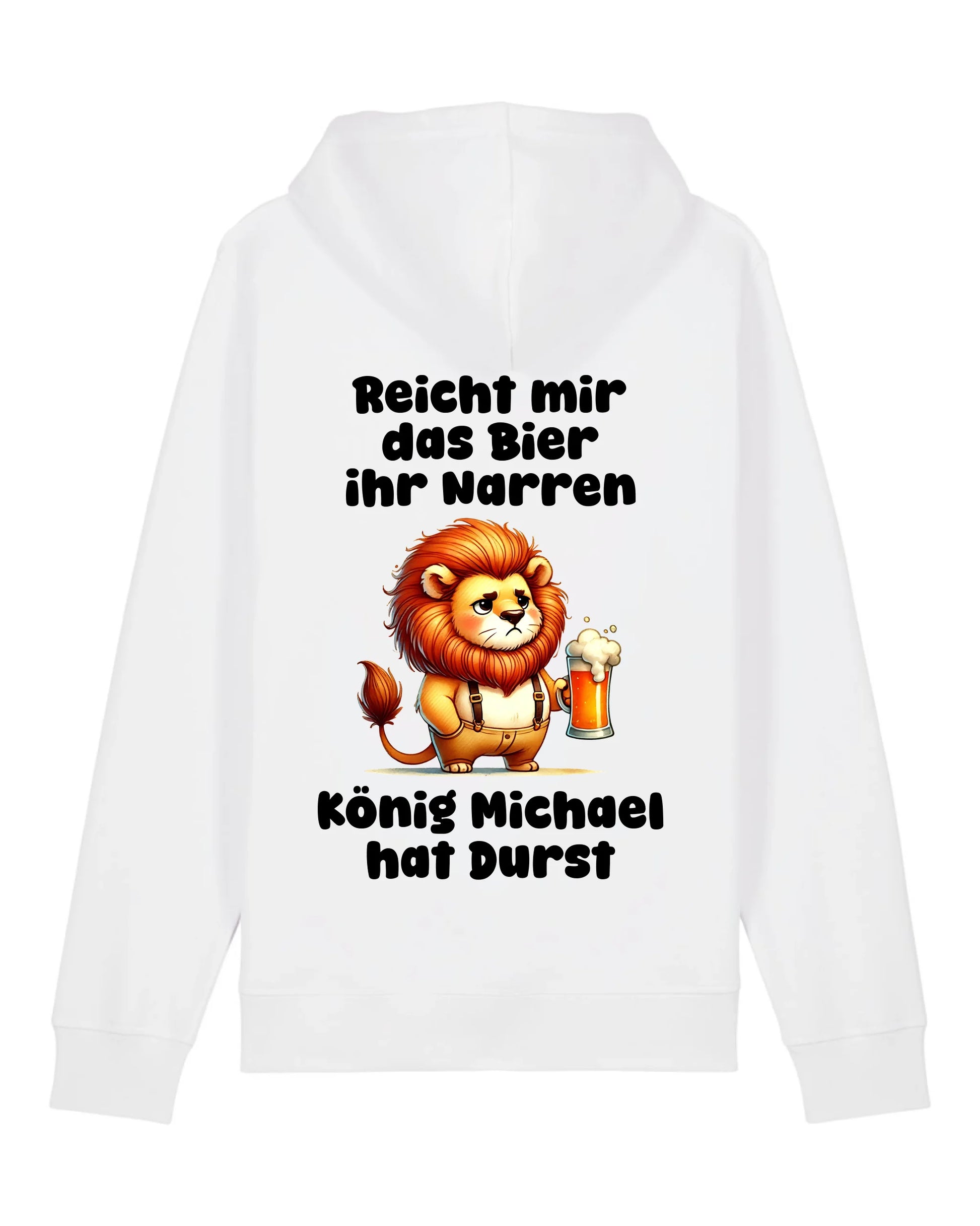 Der König hat Durst - Organic Unisex Hoodie (personalisierbar) Drummer 2.0 Hoodie ST ST