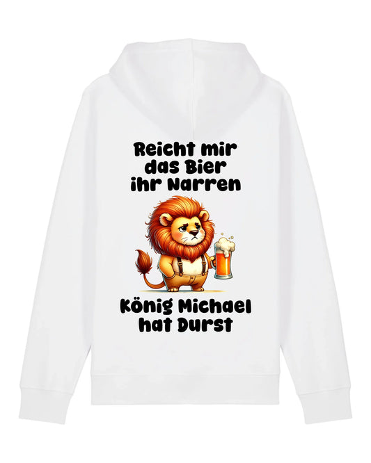 Der König hat Durst - Organic Unisex Hoodie (personalisierbar) Drummer 2.0 Hoodie ST ST