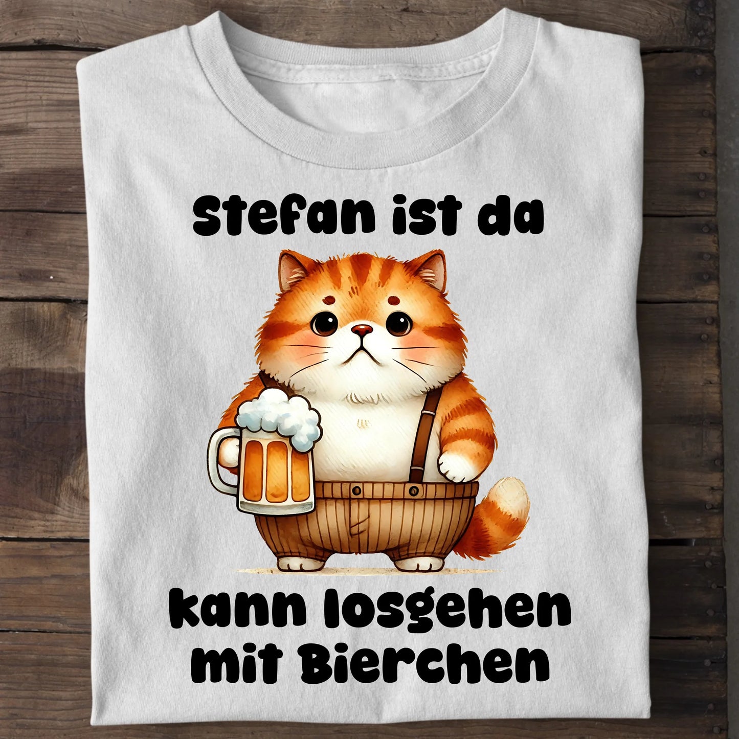 Bin da, kann losgehen - Organic Men's Shirt (personalisierbar) Crafter T-Shirt ST ST White