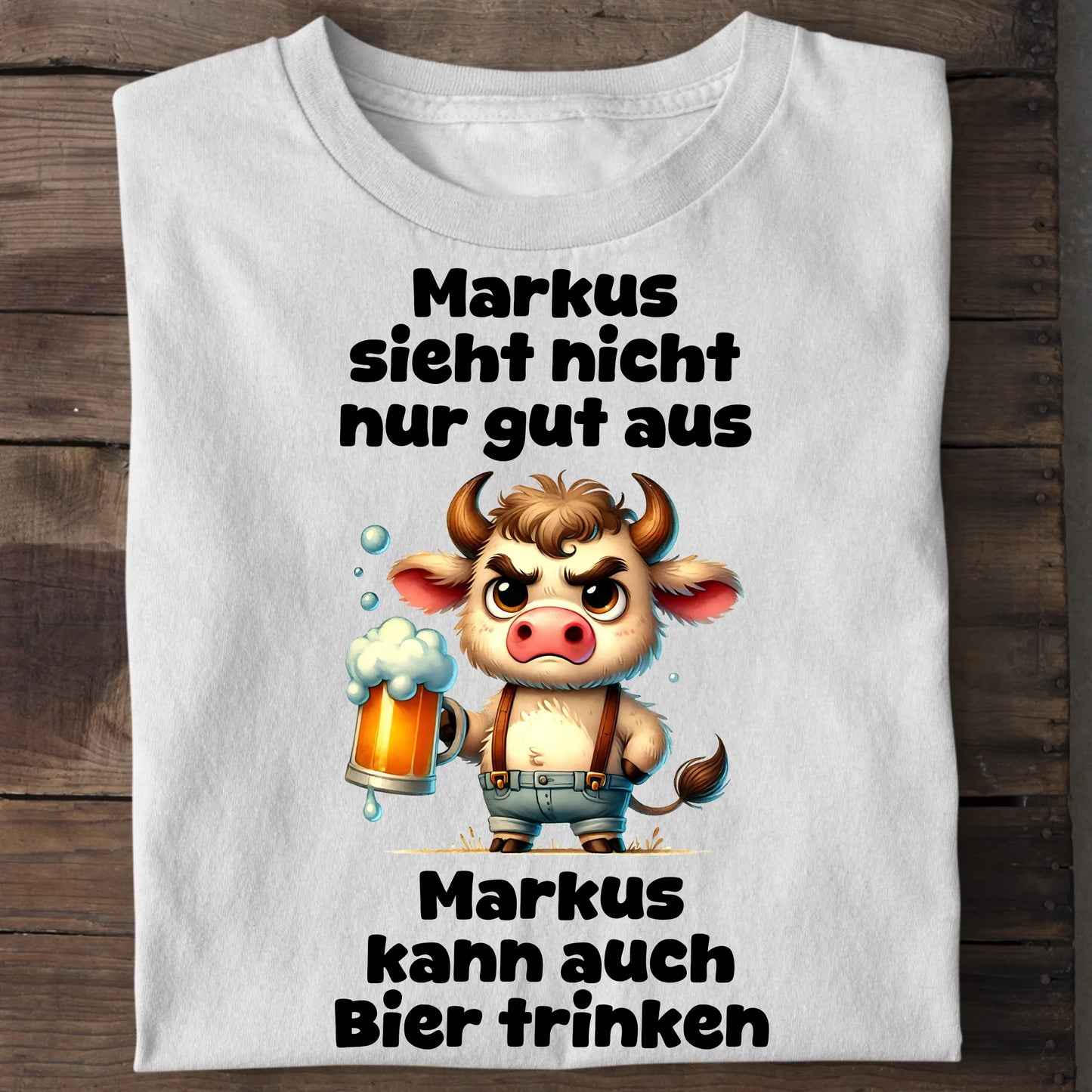 Ich sehe nicht nur gut aus - Organic Men's Shirt (personalisierbar) Crafter T-Shirt ST ST White