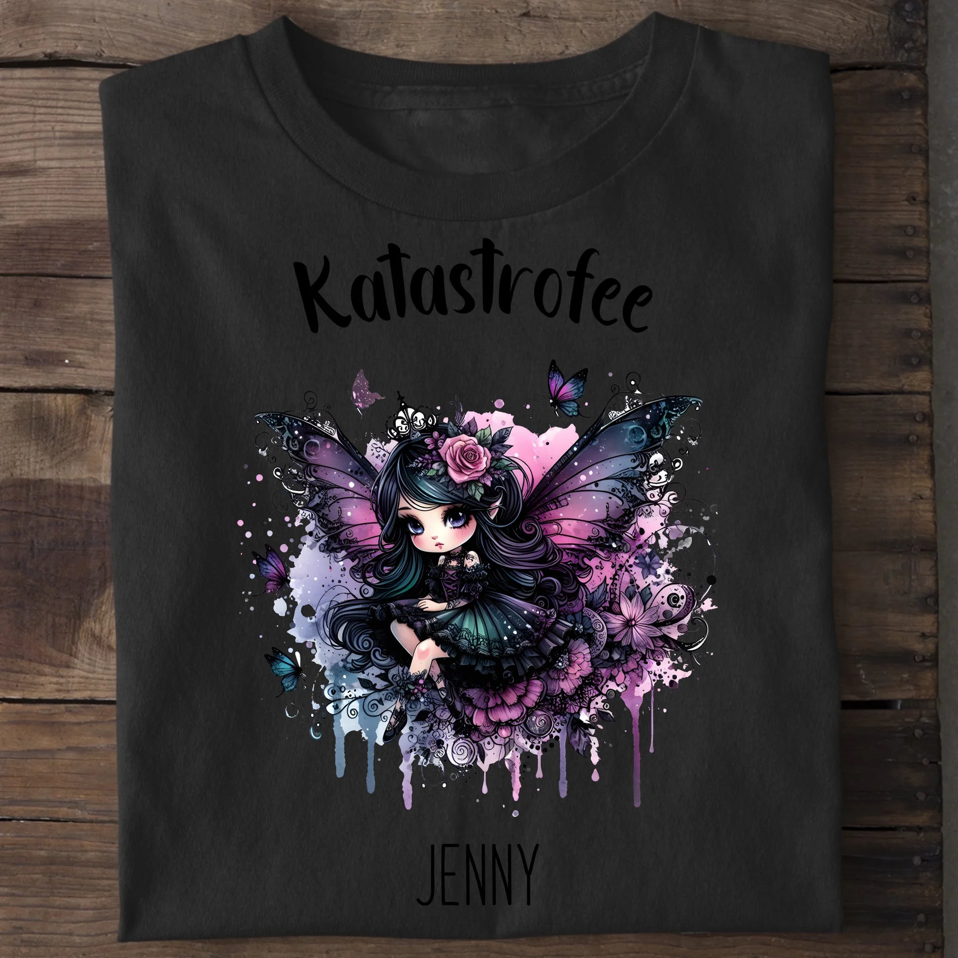 Katastrofee - Organic Men's Shirt (personalisierbar) Crafter T-Shirt ST ST Black