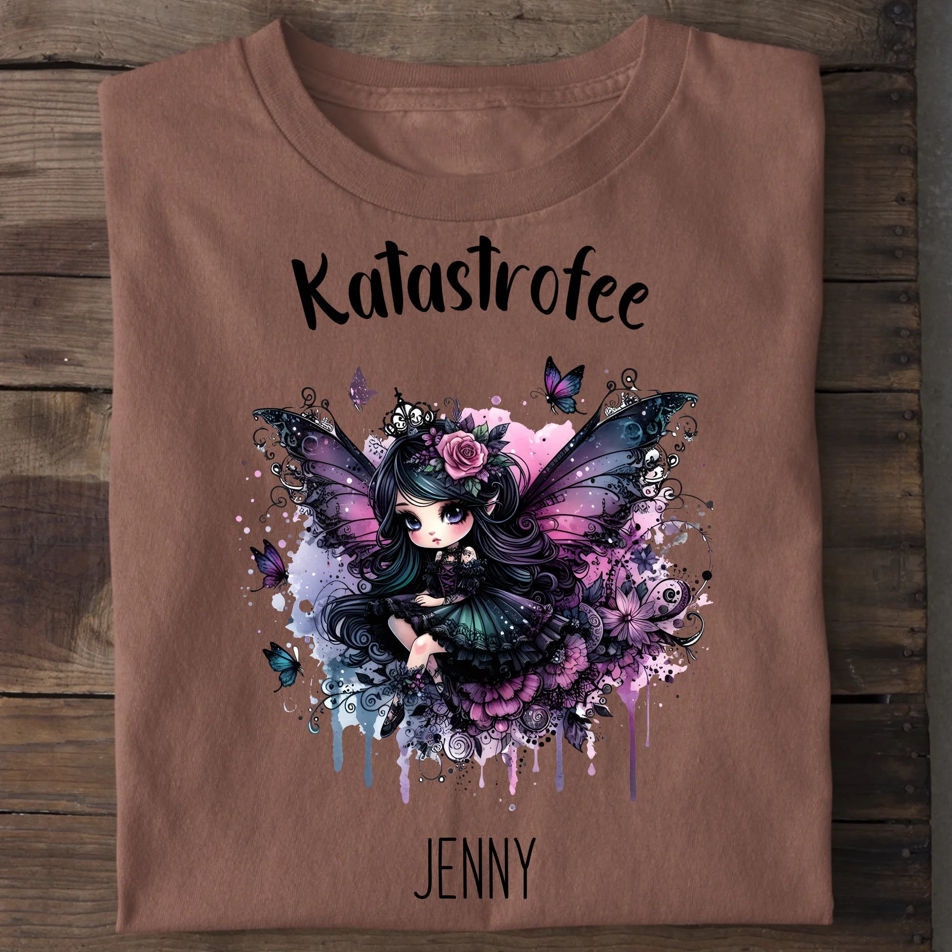 Katastrofee - Organic Men's Shirt (personalisierbar) Crafter T-Shirt ST ST Heritage-Brown