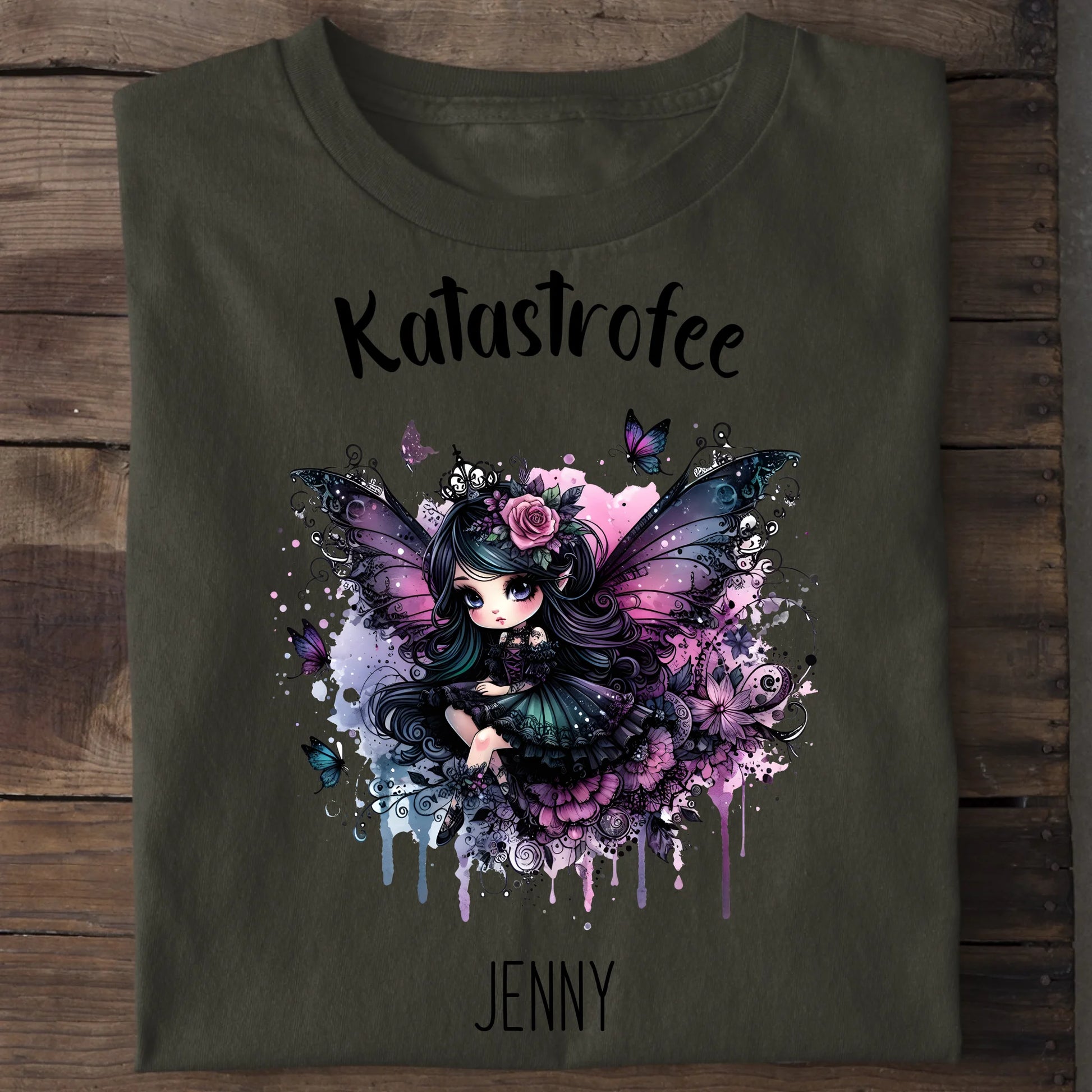 Katastrofee - Organic Men's Shirt (personalisierbar) Crafter T-Shirt ST ST Khaki