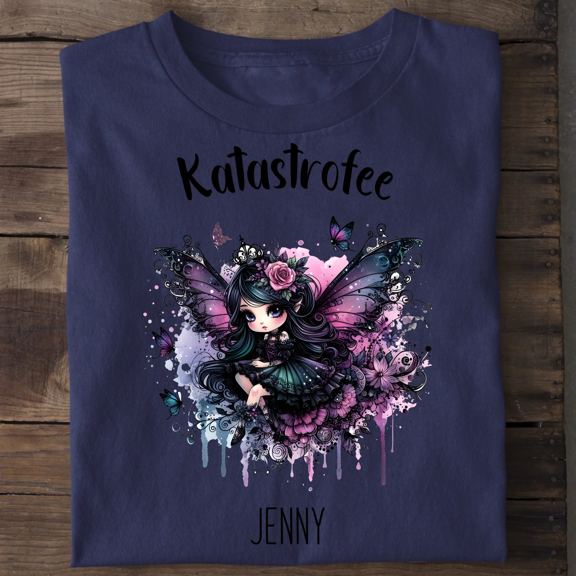 Katastrofee - Organic Men's Shirt (personalisierbar) Crafter T-Shirt ST ST French-Navy