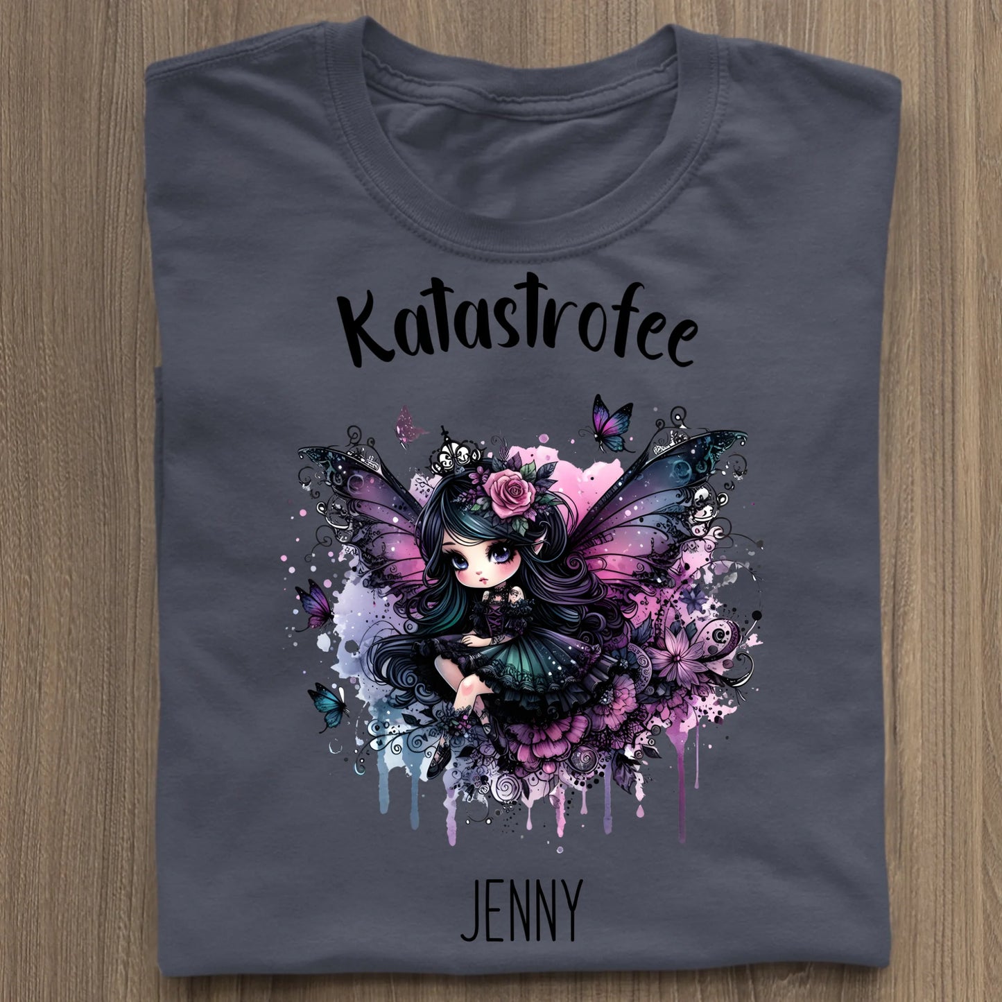 Katastrofee - Organic Women's Shirt (personalisierbar) Serena T-Shirt ST ST French-Navy