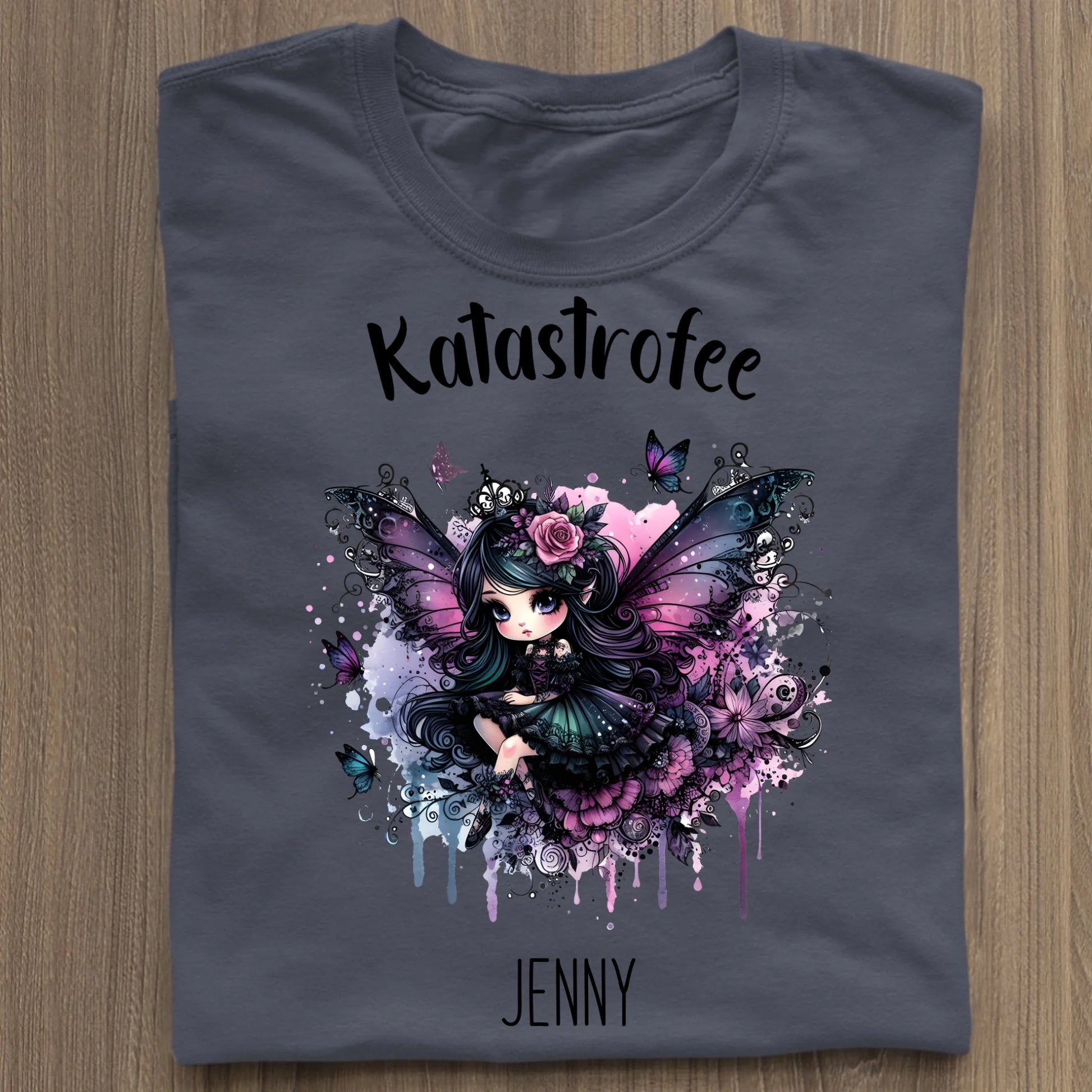 Katastrofee - Organic Women's Shirt (personalisierbar) Serena T-Shirt ST ST French-Navy