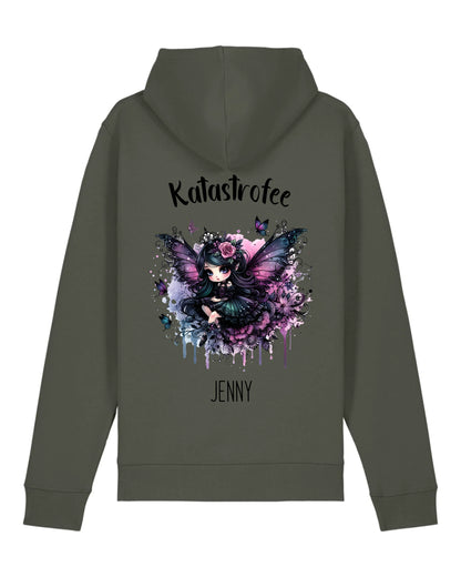 Katastrofee - Organic Unisex Hoodie (personalisierbar) Drummer 2.0 Hoodie ST ST Khaki
