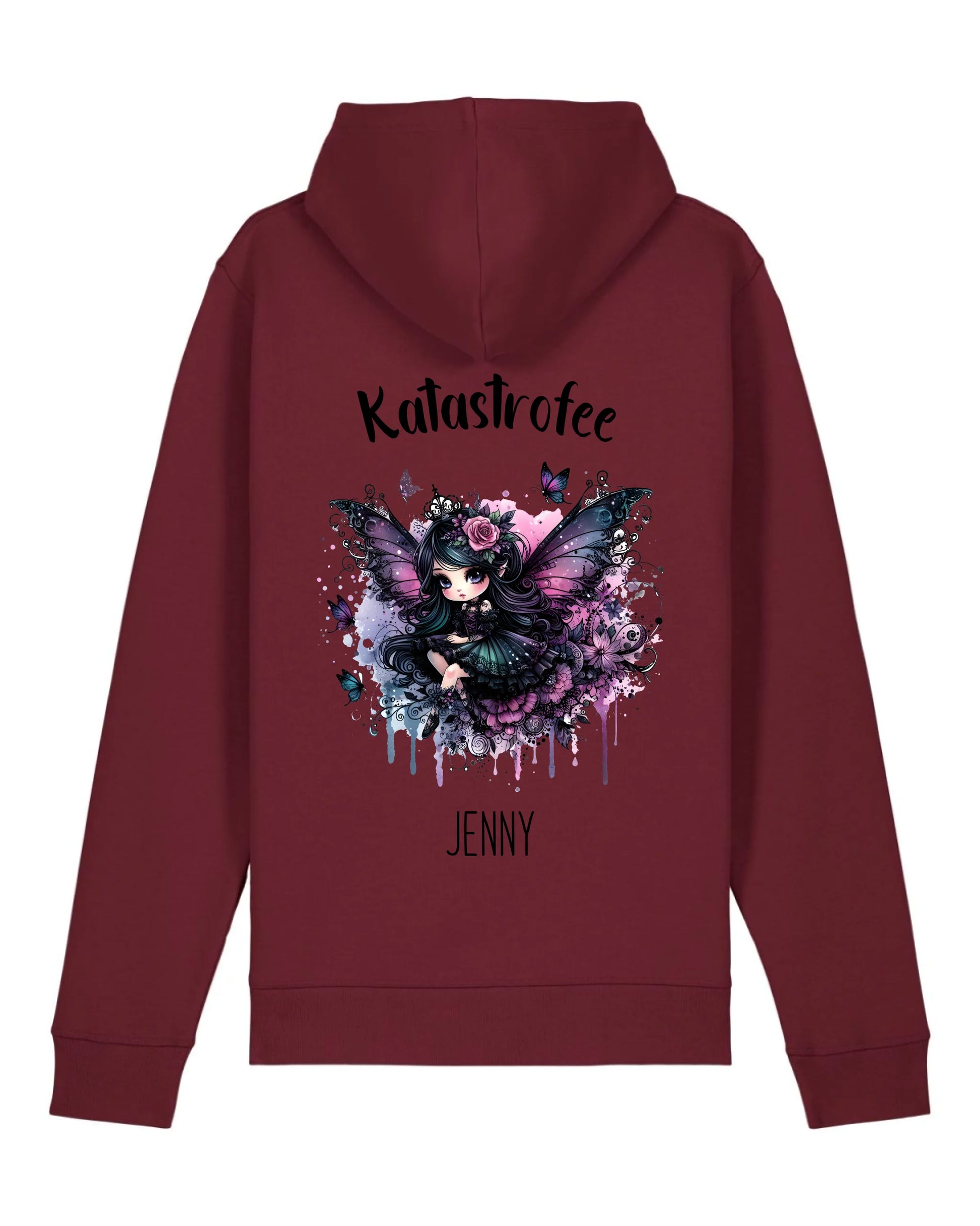 Katastrofee - Organic Unisex Hoodie (personalisierbar) Drummer 2.0 Hoodie ST ST Burgundy