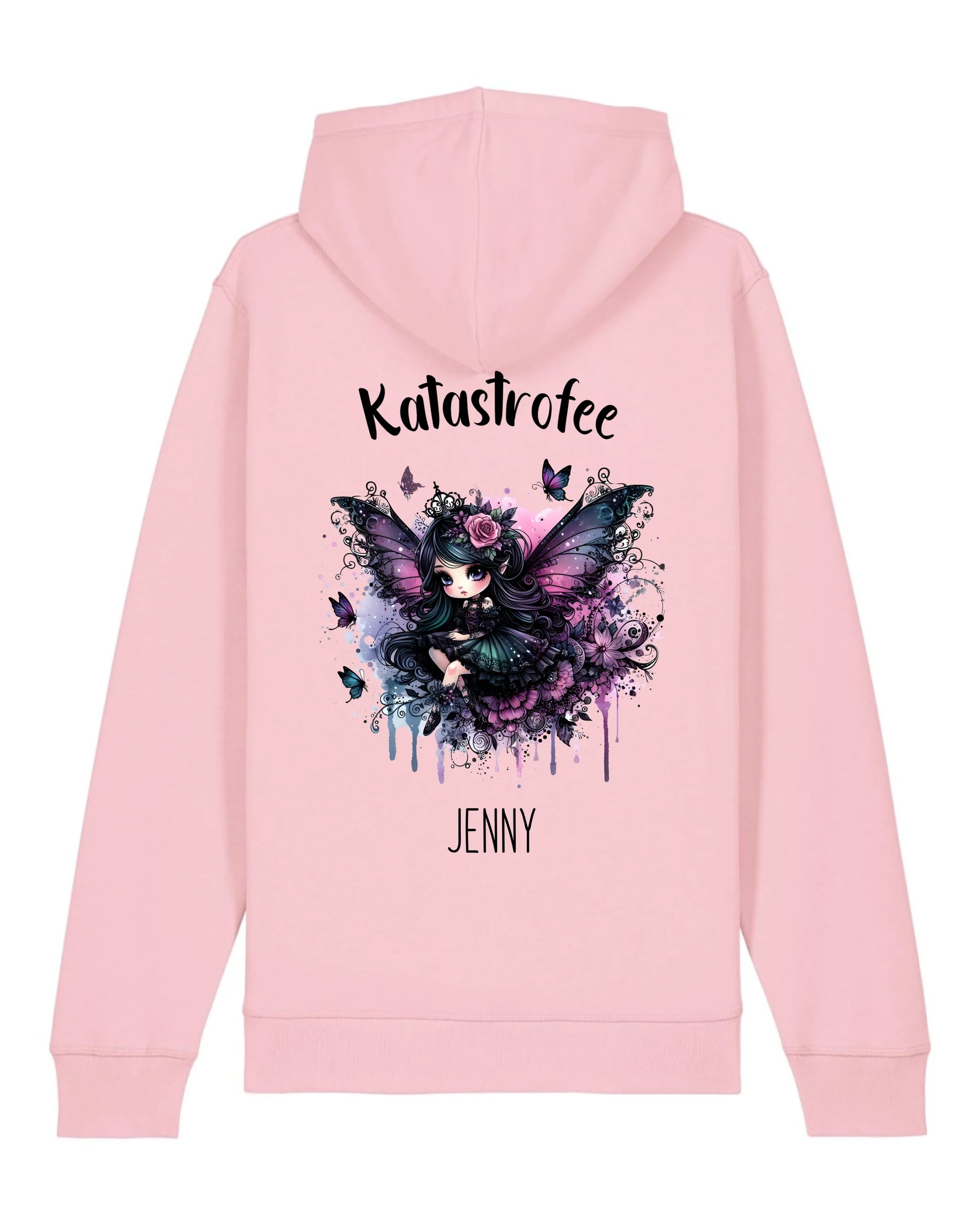 Katastrofee - Organic Unisex Hoodie (personalisierbar) Drummer 2.0 Hoodie ST ST Cotton-Pink