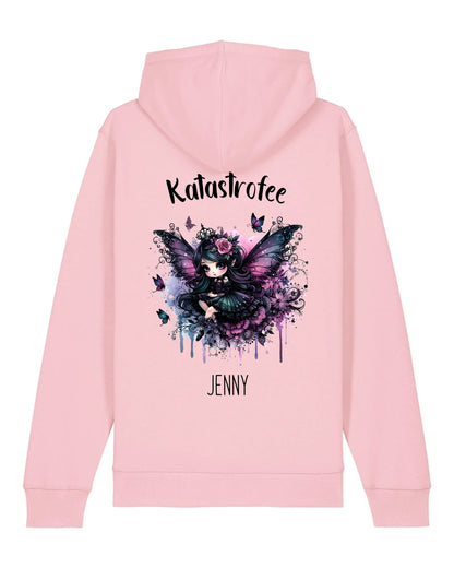 Katastrofee - Organic Unisex Hoodie (personalisierbar) Drummer 2.0 Hoodie ST ST Cotton-Pink