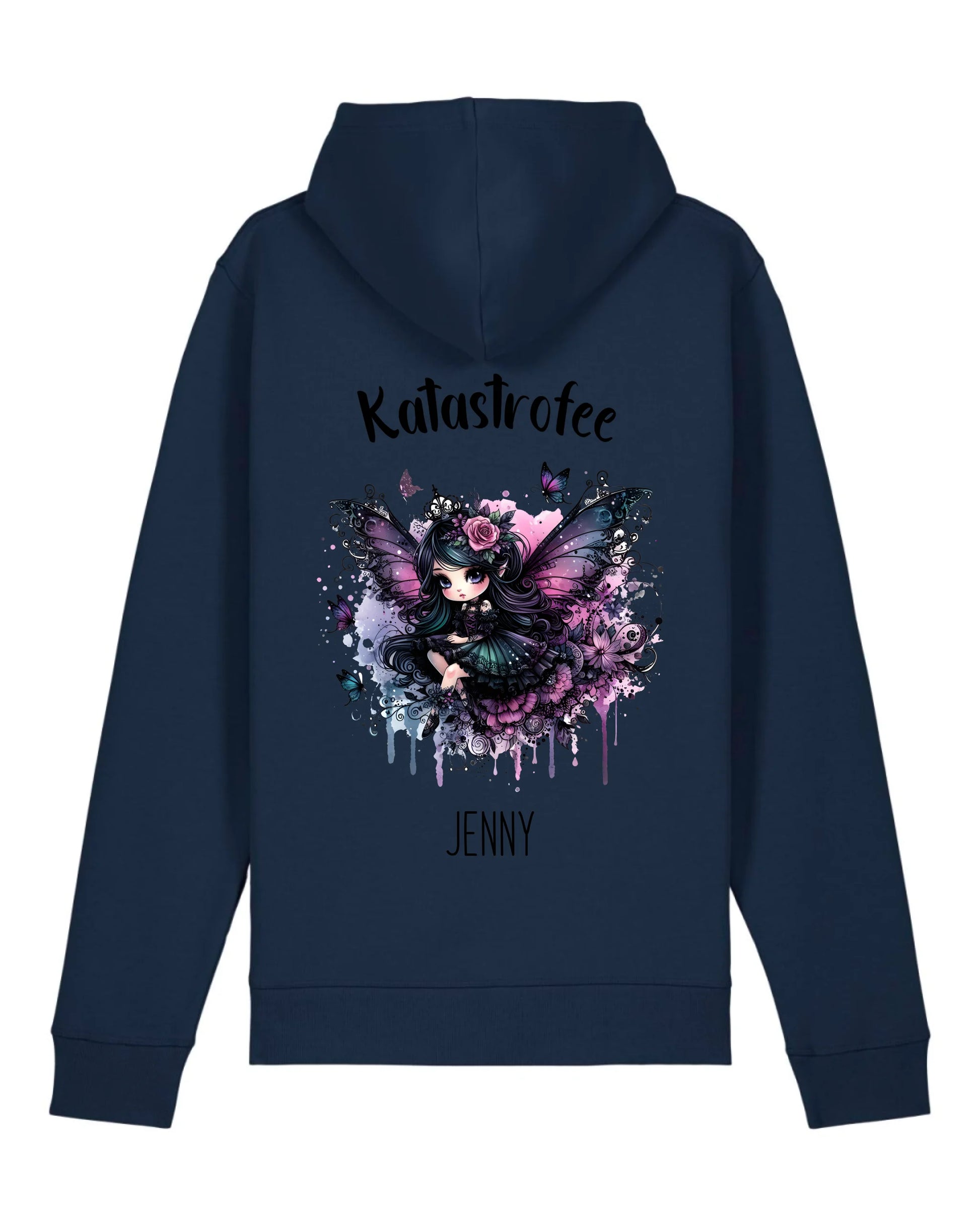 Katastrofee - Organic Unisex Hoodie (personalisierbar) Drummer 2.0 Hoodie ST ST French-Navy