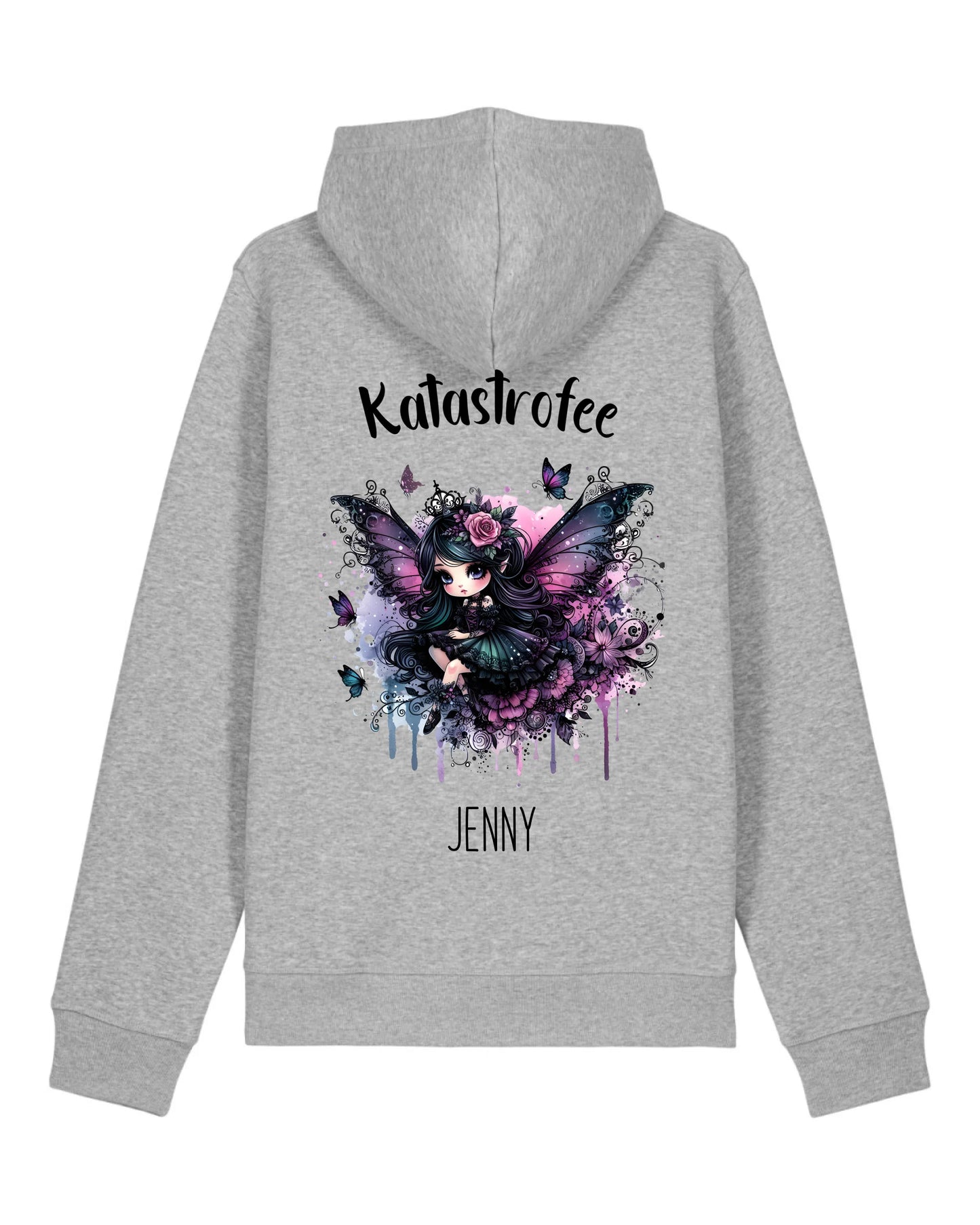 Katastrofee - Organic Unisex Hoodie (personalisierbar) Drummer 2.0 Hoodie ST ST Heather-Grey