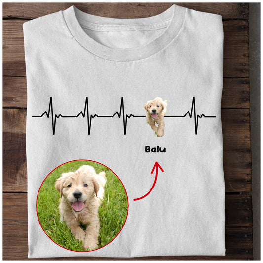 Herzschlag - Organic Men's Shirt (personalisierbar)