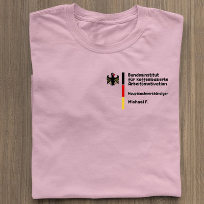 Bundesinstitut FREITEXT (gestalte nach deinen Wünschen) - Organic Women's Shirt (personalisierbar) Serena T-Shirt ST ST Cotton-Pink
