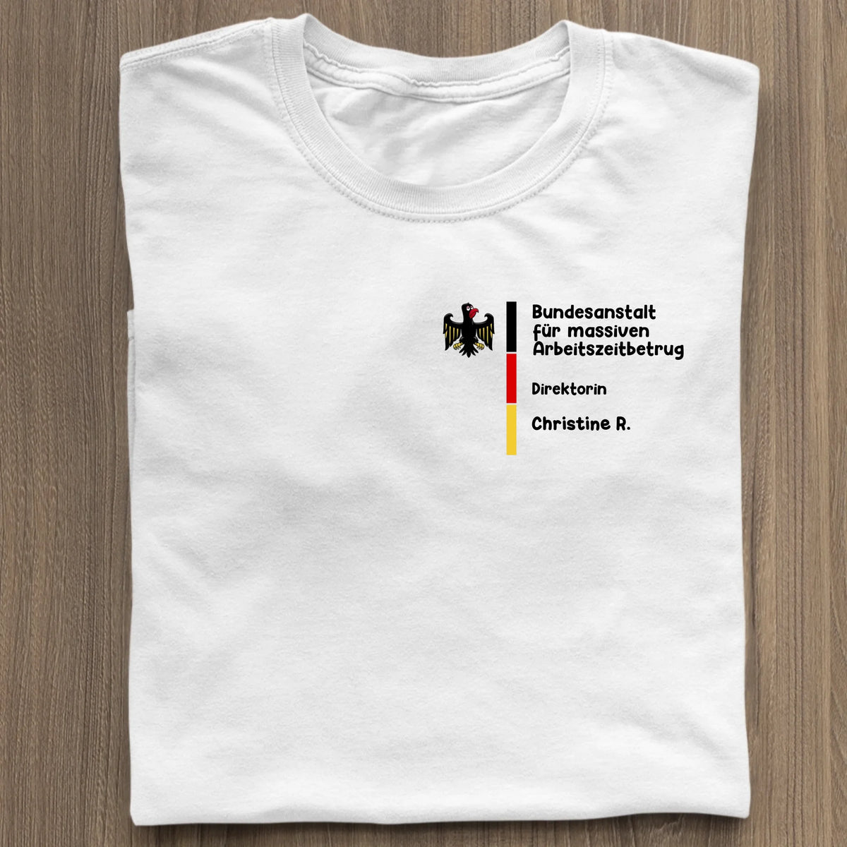 Bundesanstalt für massiven Arbeitszeitbetrug - Organic Women's Shirt (personalisierbar) Serena T-Shirt ST ST White