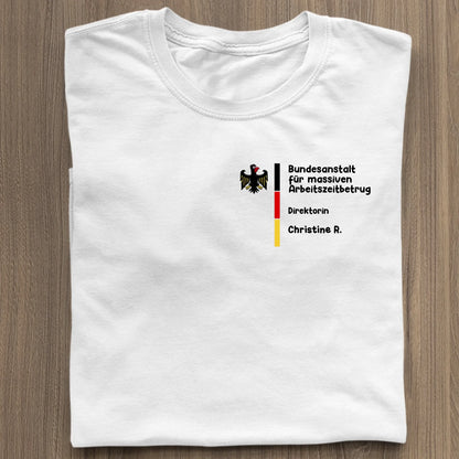 Bundesanstalt für massiven Arbeitszeitbetrug - Organic Women's Shirt (personalisierbar) Serena T-Shirt ST ST White
