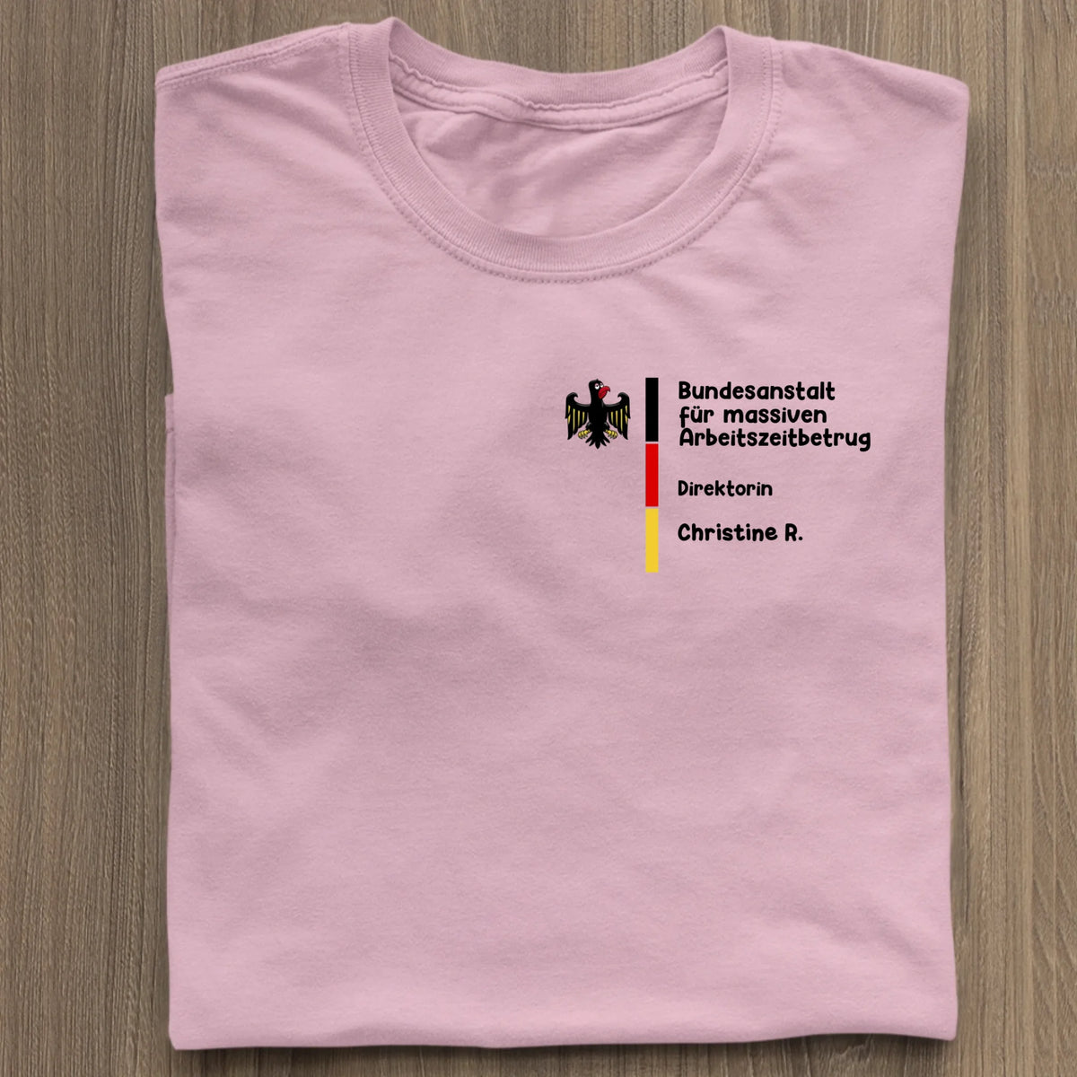 Bundesanstalt für massiven Arbeitszeitbetrug - Organic Women's Shirt (personalisierbar) Serena T-Shirt ST ST Cotton-Pink