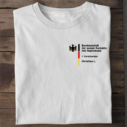 Bundesanstalt für soziale Kontakte mit Hopfenbasis - Organic Men's Shirt (personalisierbar) Crafter T-Shirt ST ST White