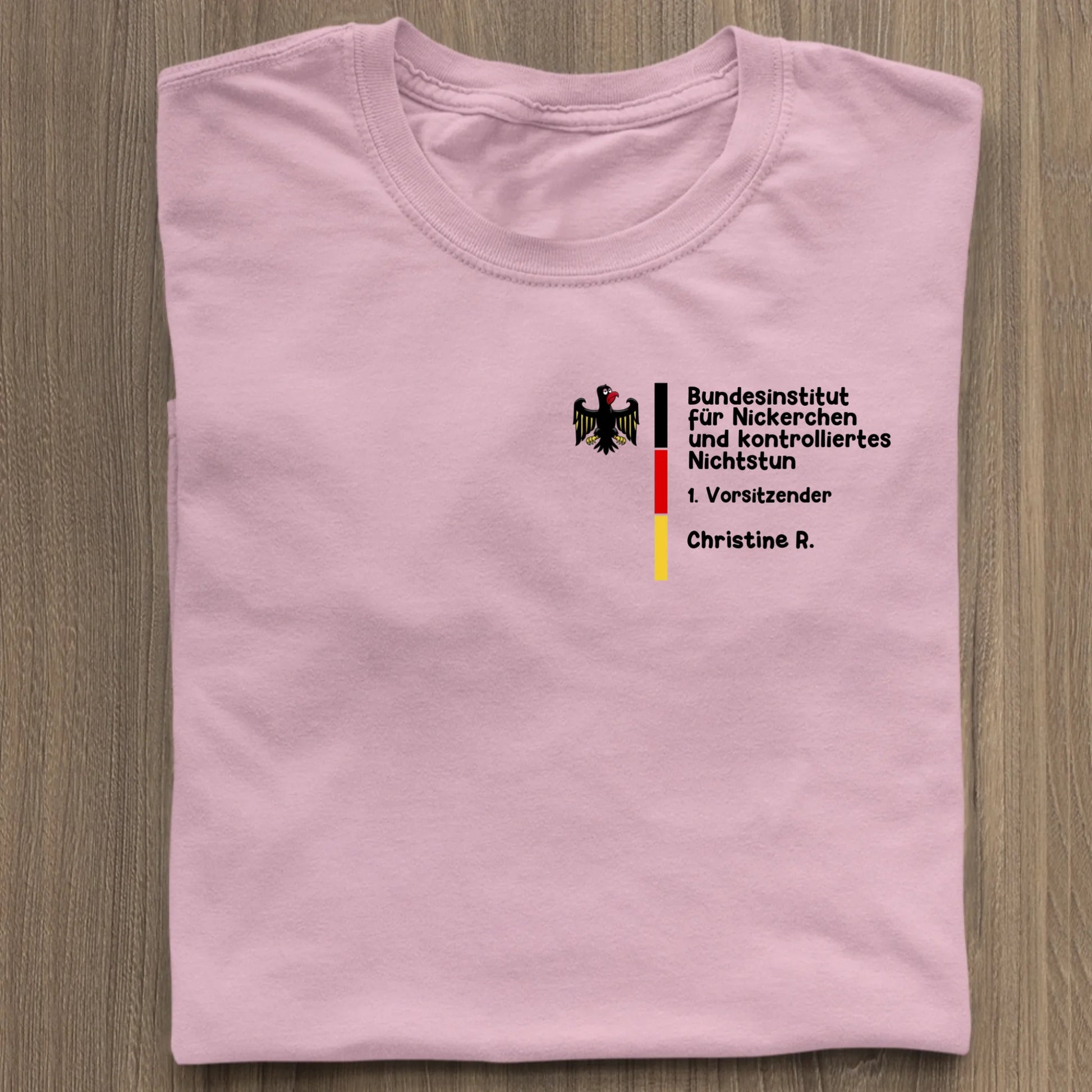 Bundesinstitut für Nickerchen und kontrolliertes Nichtstun - Organic Women's Shirt (personalisierbar) Serena T-Shirt ST ST Cotton-Pink
