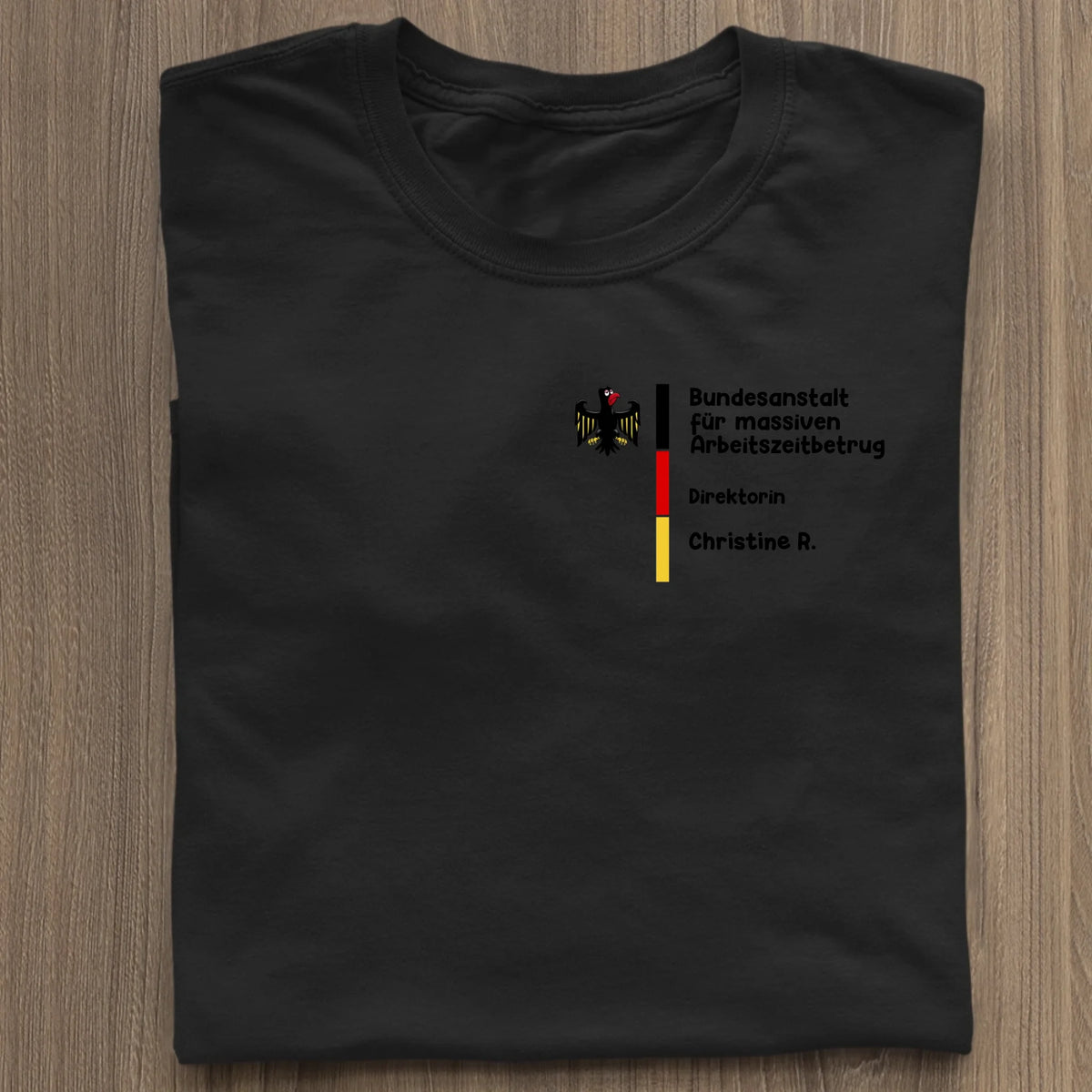 Bundesanstalt für massiven Arbeitszeitbetrug - Organic Women's Shirt (personalisierbar) Serena T-Shirt ST ST Black