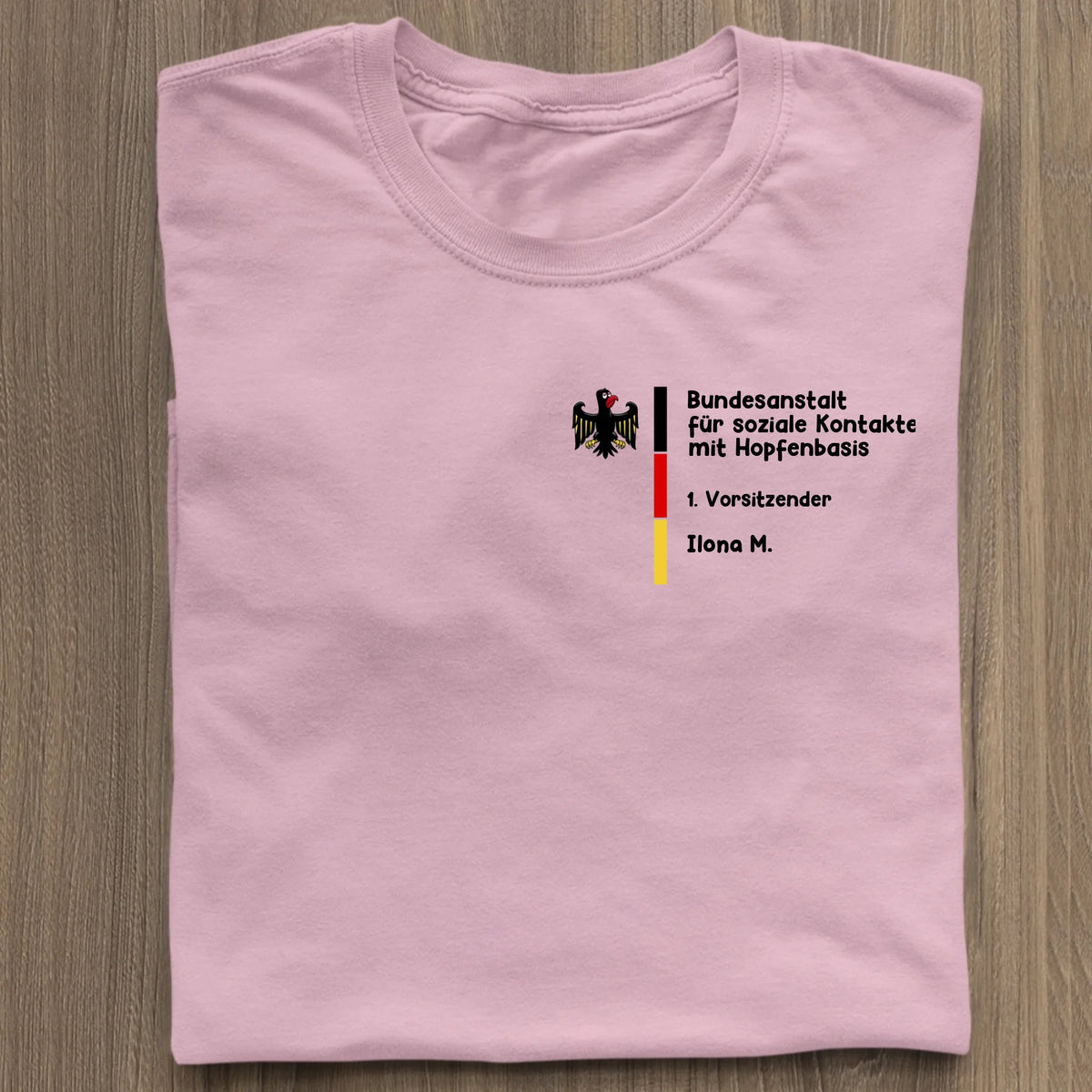 Bundesanstalt für soziale Kontakte mit Hopfenbasis - Organic Women's Shirt (personalisierbar) Serena T-Shirt ST ST Cotton-Pink