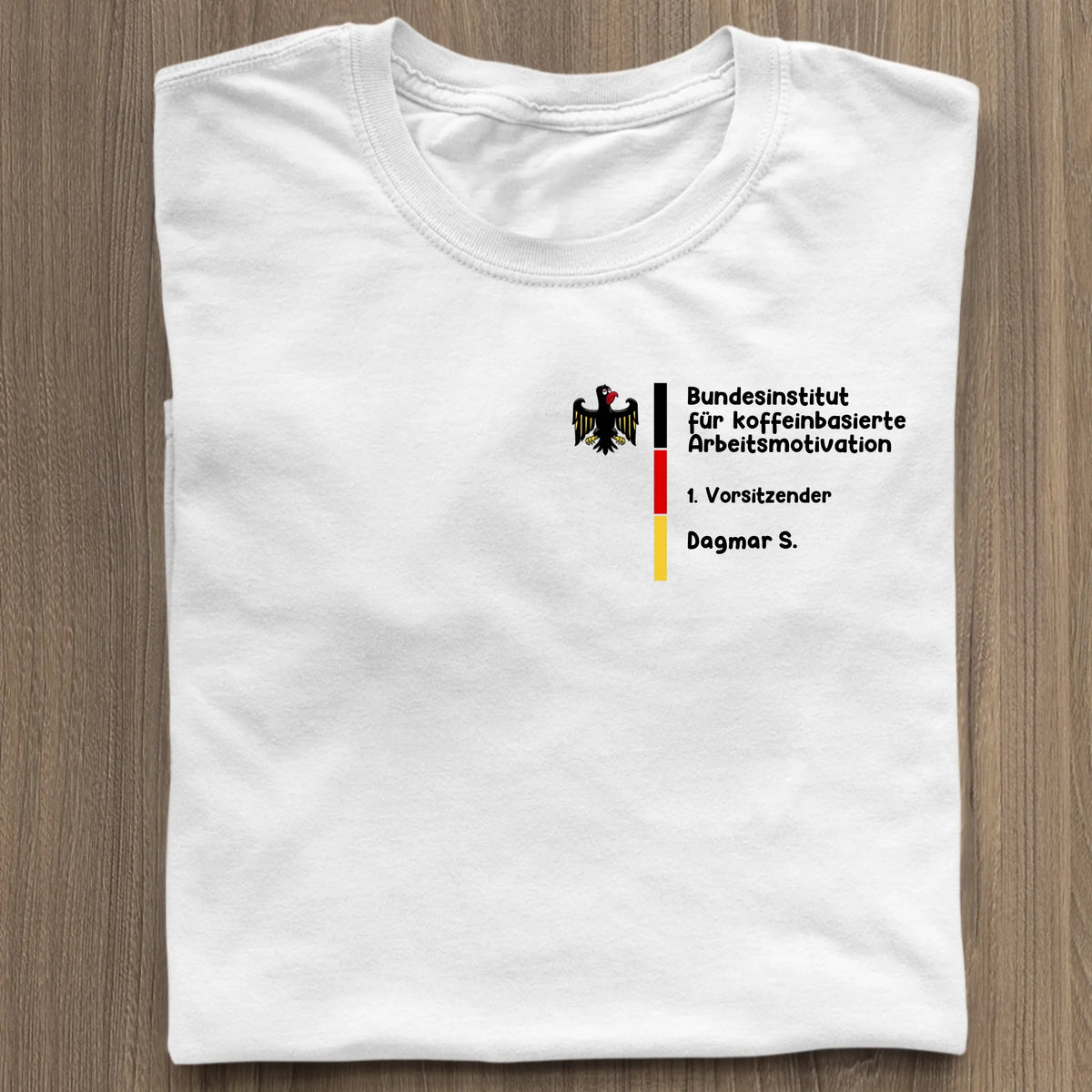 Bundesinstitut für koffeinbasierte Arbeitsmotivation - Organic Women's Shirt (personalisierbar) Serena T-Shirt ST ST White