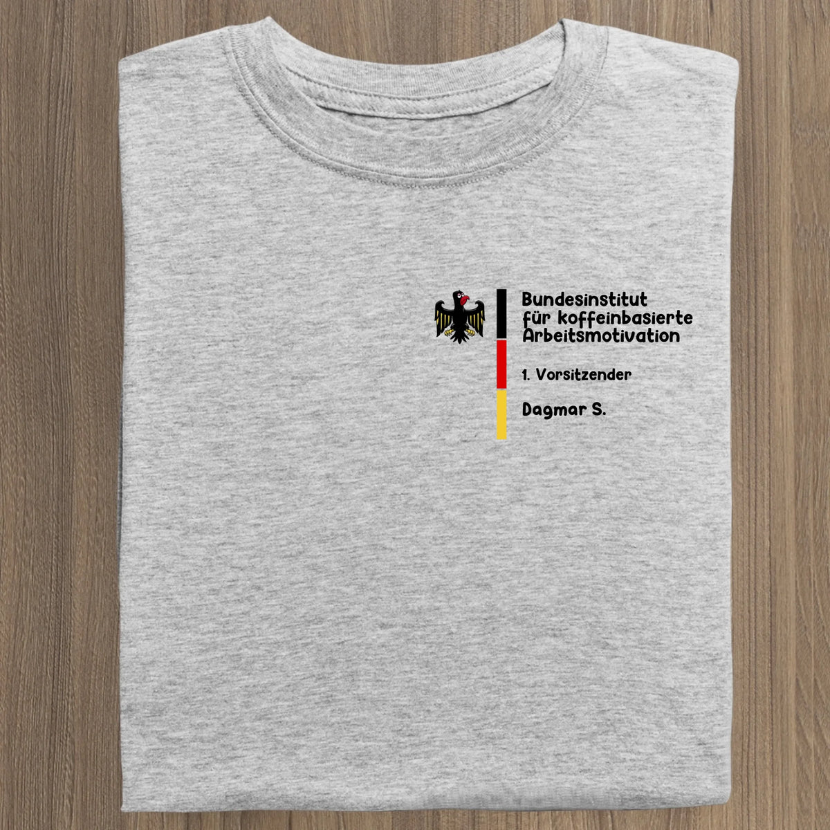 Bundesinstitut für koffeinbasierte Arbeitsmotivation - Organic Women's Shirt (personalisierbar) Serena T-Shirt ST ST Heather-Grey
