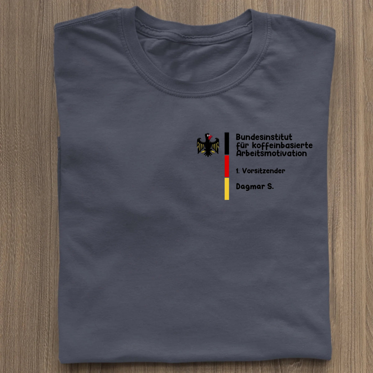 Bundesinstitut für koffeinbasierte Arbeitsmotivation - Organic Women's Shirt (personalisierbar) Serena T-Shirt ST ST French-Navy