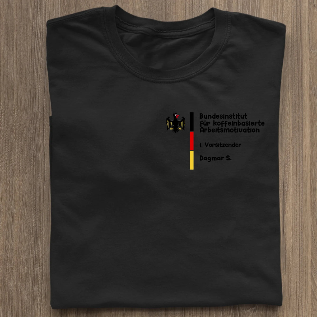 Bundesinstitut für koffeinbasierte Arbeitsmotivation - Organic Women's Shirt (personalisierbar) Serena T-Shirt ST ST Black