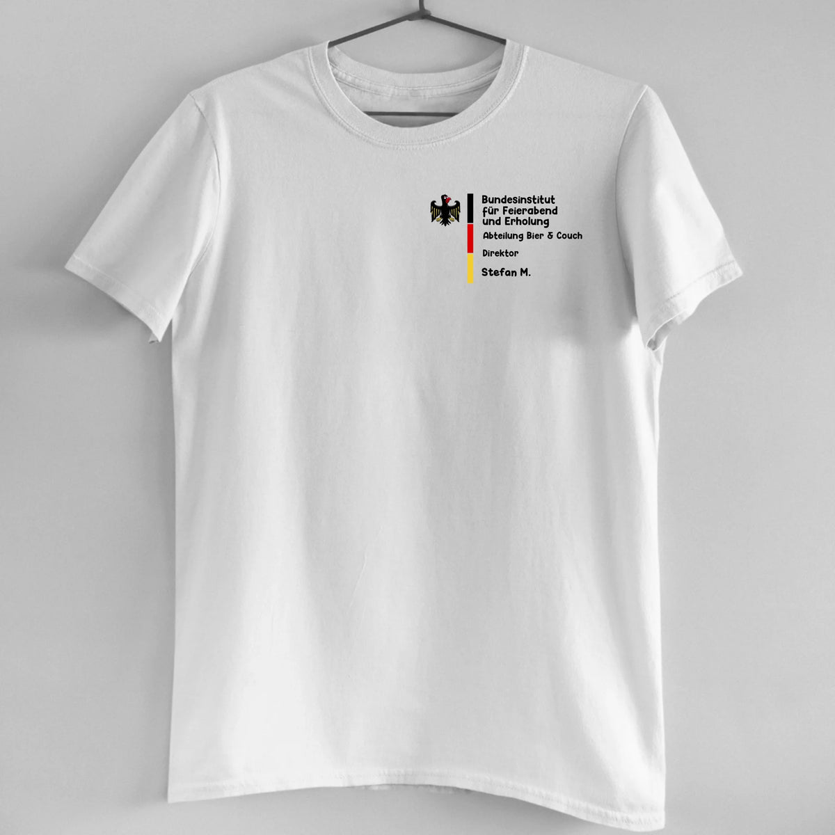 Bundesinstitut für Feierabend und Erholung - Organic Men's Shirt (personalisierbar) Crafter T-Shirt ST ST
