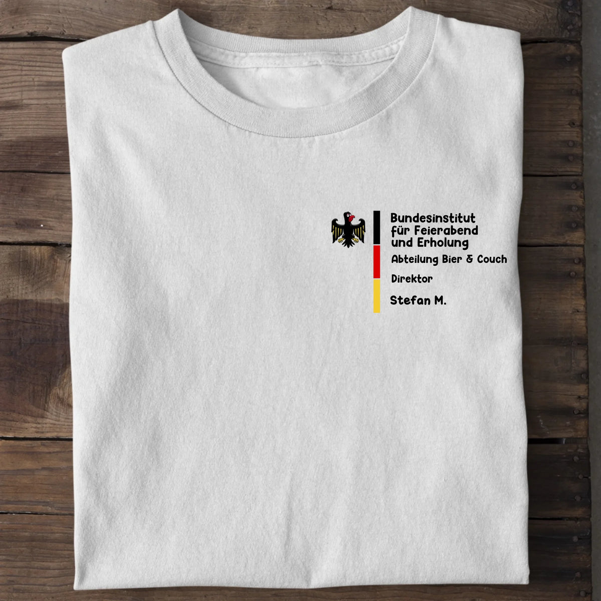 Bundesinstitut für Feierabend und Erholung - Organic Men's Shirt (personalisierbar) Crafter T-Shirt ST ST White