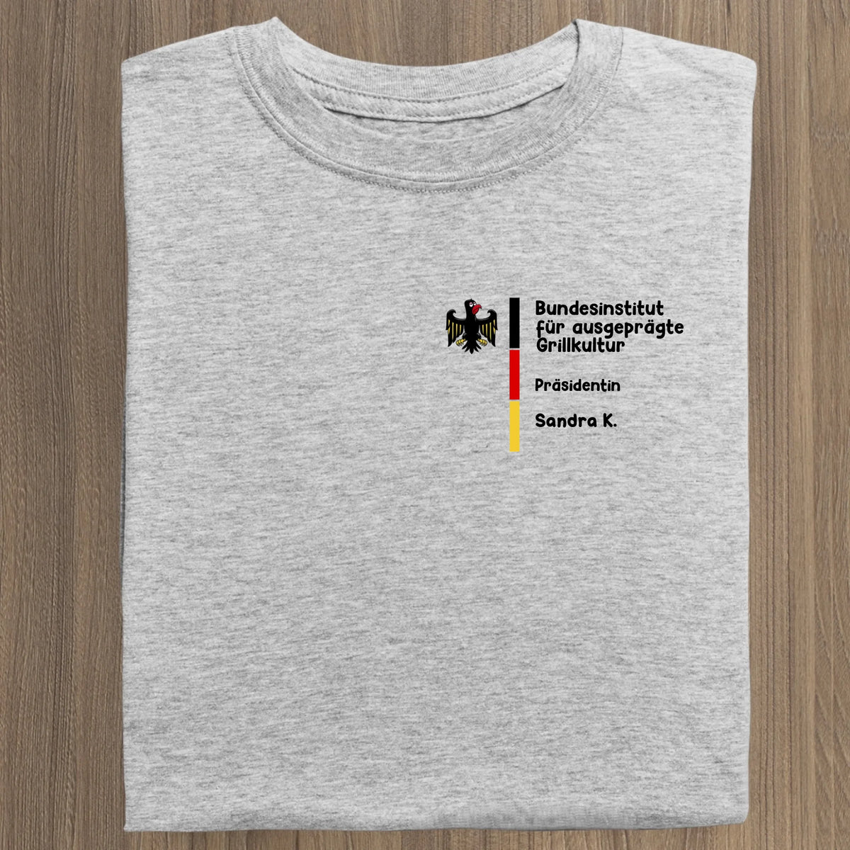 Bundesinstitut für ausgeprägte Grillkultur - Organic Women's Shirt (personalisierbar) Serena T-Shirt ST ST Heather-Grey