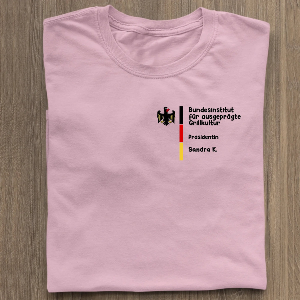Bundesinstitut für ausgeprägte Grillkultur - Organic Women's Shirt (personalisierbar) Serena T-Shirt ST ST Cotton-Pink