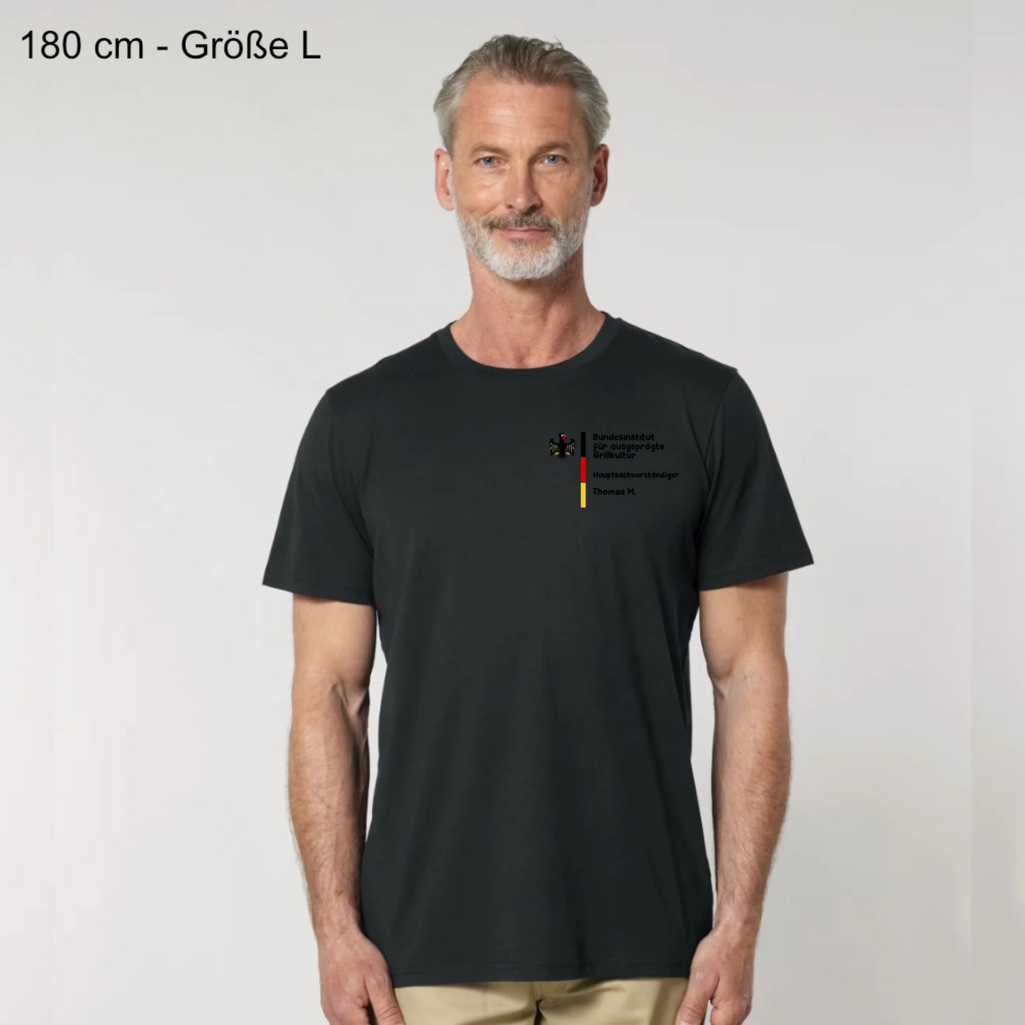 Bundesinstitut für ausgeprägte Grillkultur - Organic Men's Shirt (personalisierbar)