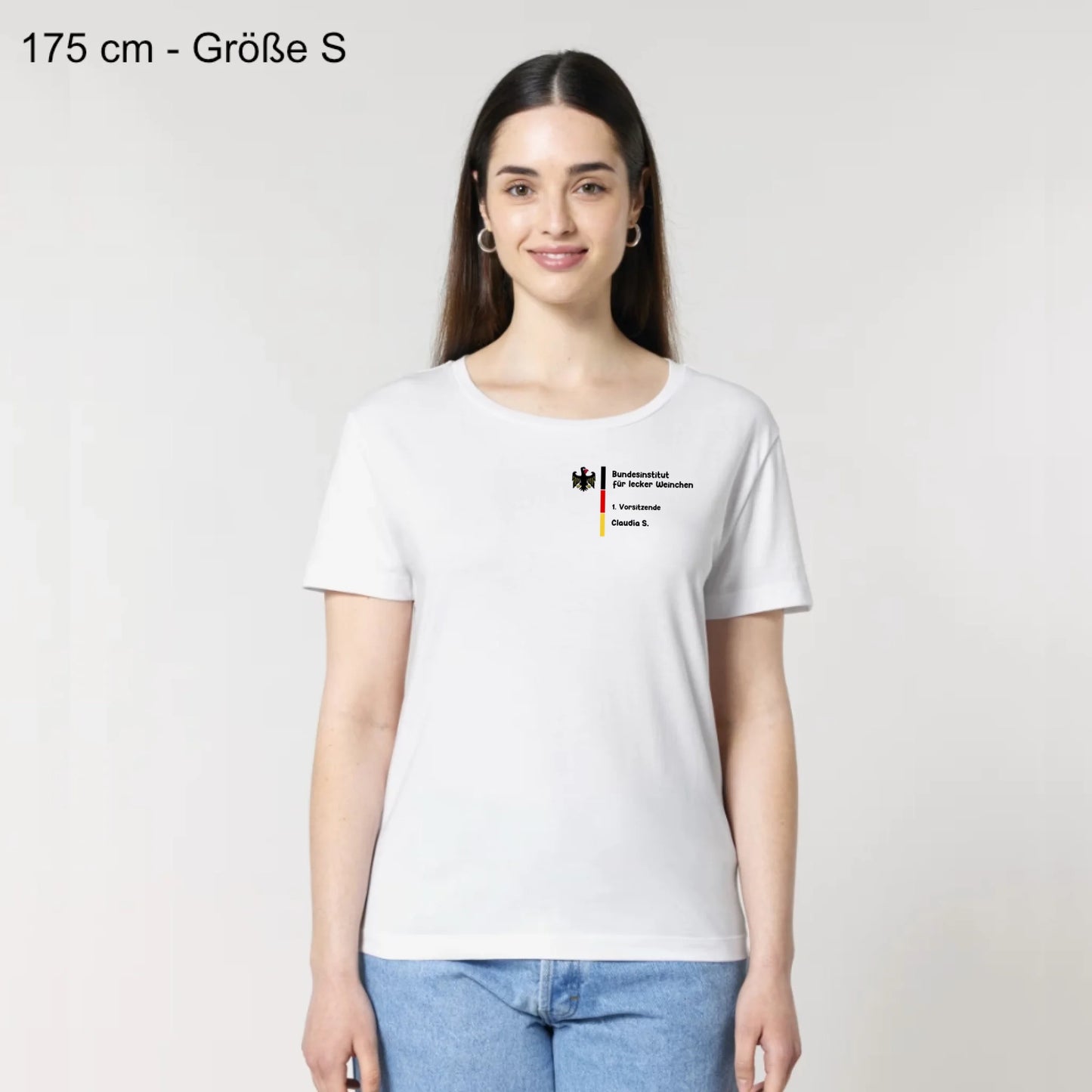 Bundesinstitut für lecker Weinchen - Organic Women's Shirt (personalisierbar)
