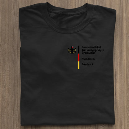 Bundesinstitut für ausgeprägte Grillkultur - Organic Women's Shirt (personalisierbar) Serena T-Shirt ST ST Black