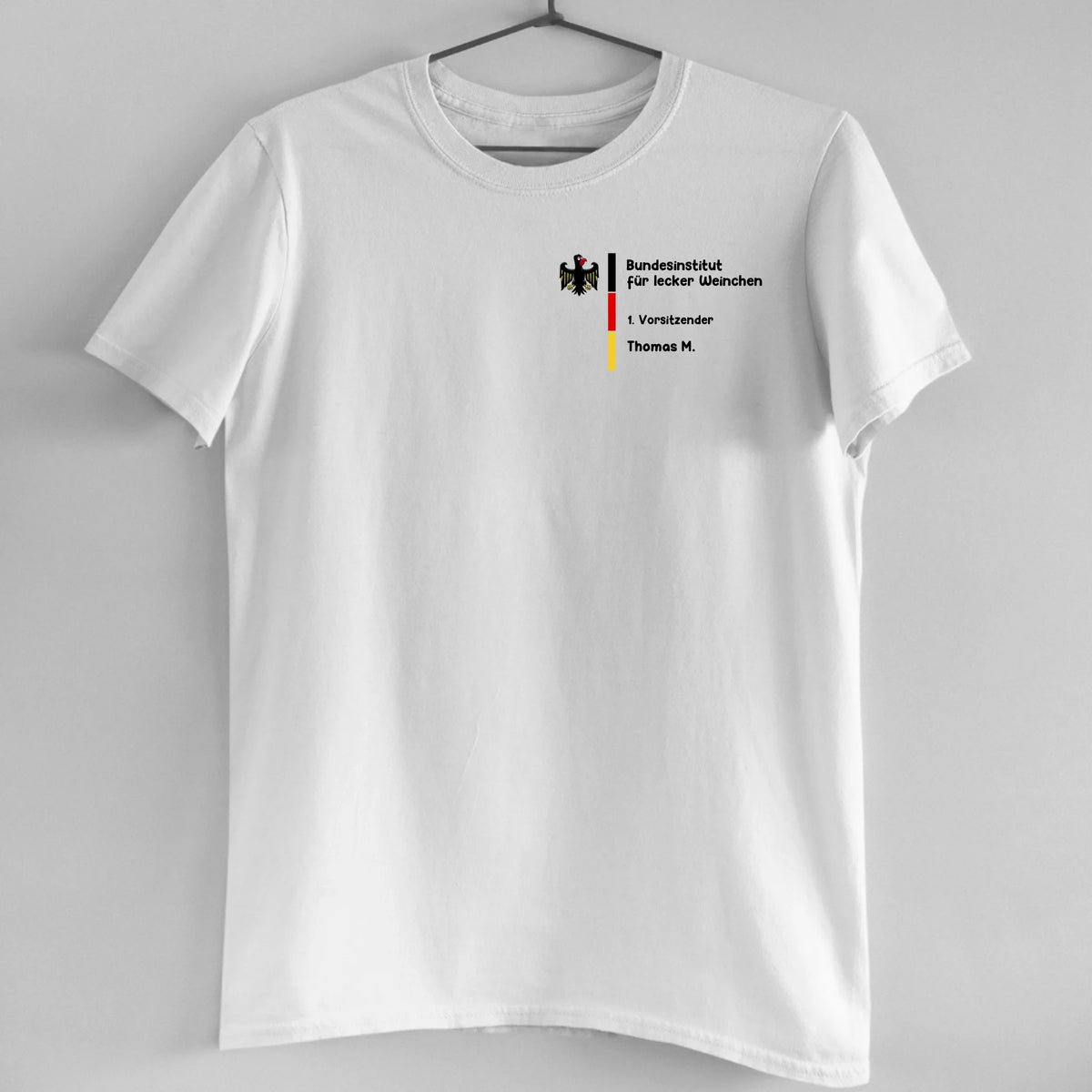 Bundesinstitut für lecker Weinchen - Organic Men's Shirt (personalisierbar) Crafter T-Shirt ST ST