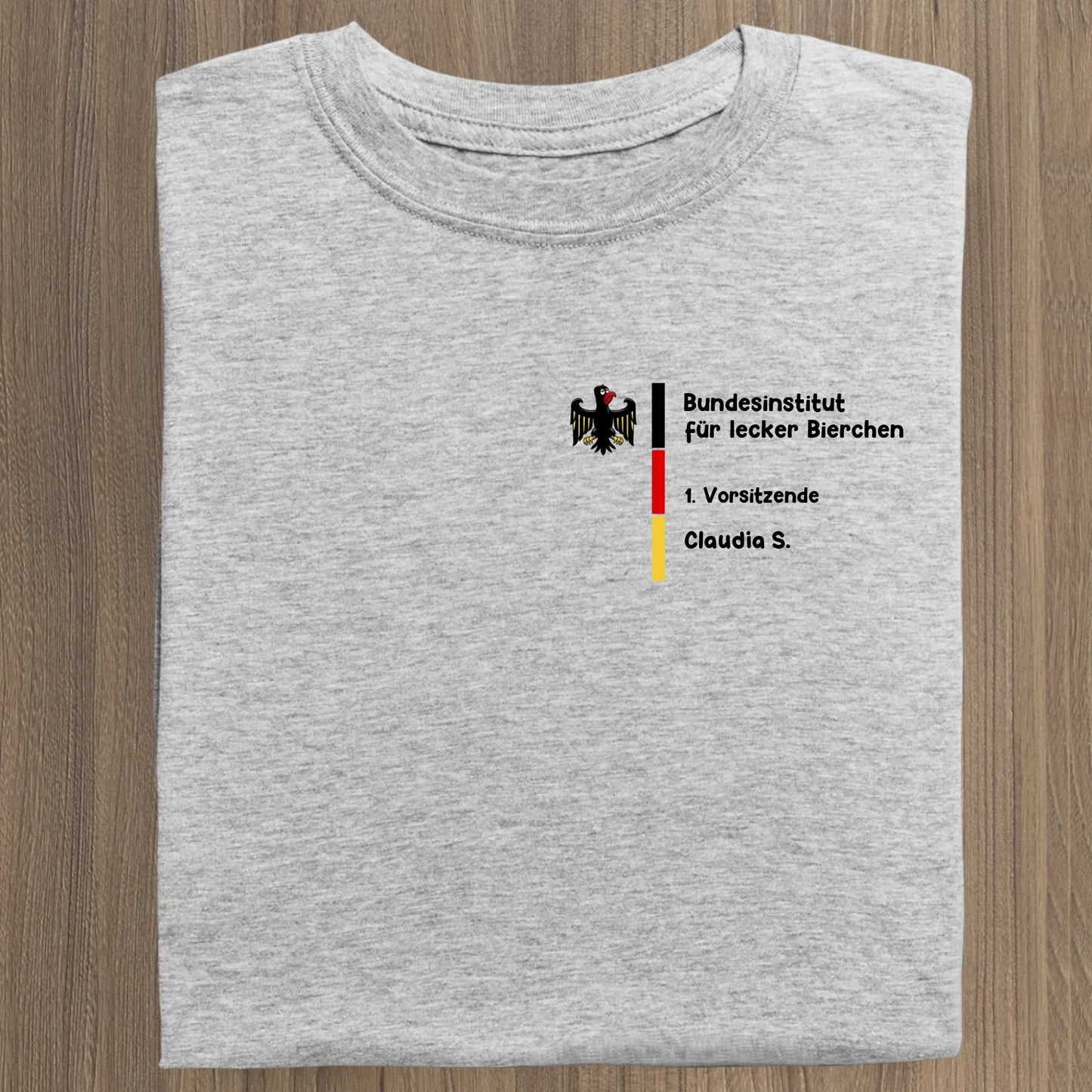 Bundesinstitut für lecker Bierchen - Organic Women's Shirt (personalisierbar) Serena T-Shirt ST ST Heather-Grey