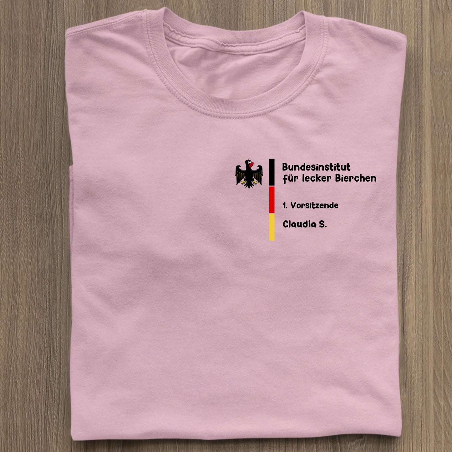 Bundesinstitut für lecker Bierchen - Organic Women's Shirt (personalisierbar) Serena T-Shirt ST ST Cotton-Pink