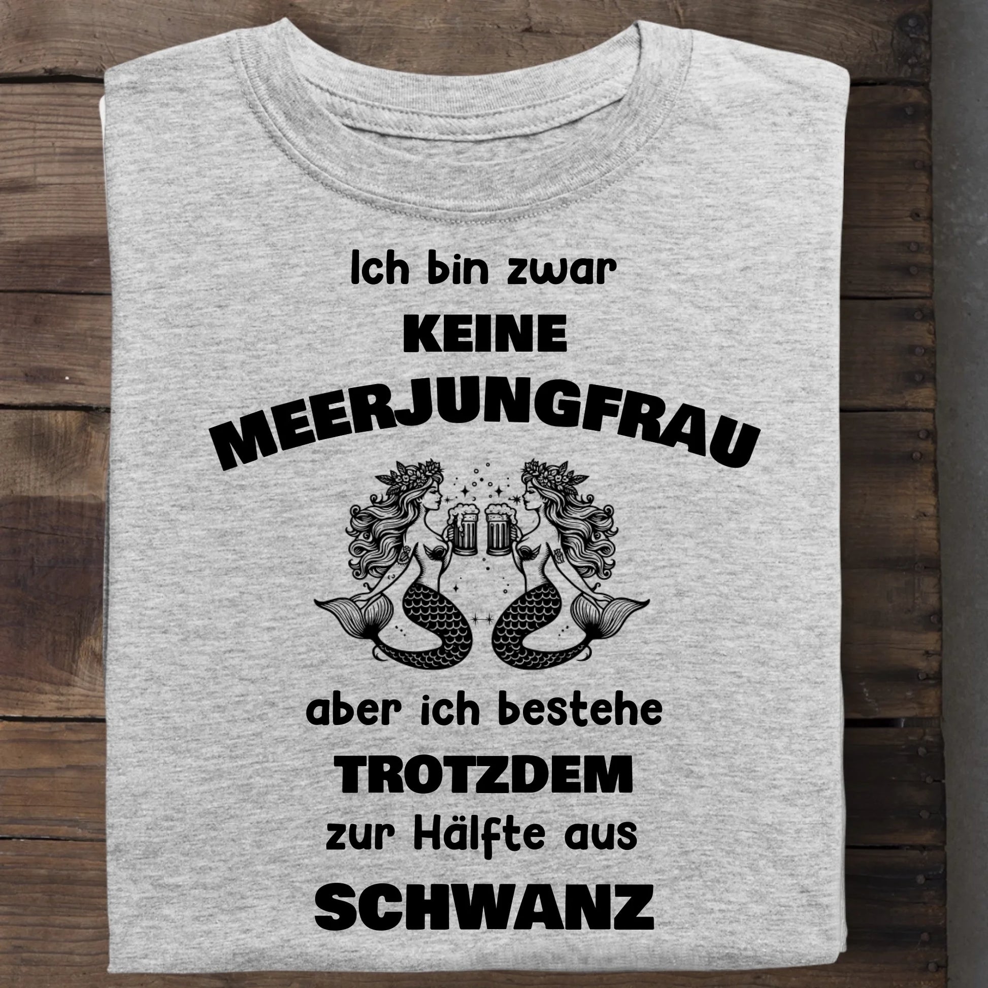 Keine Meerjungfrau - Organic Men's Shirt (personalisierbar) Crafter T-Shirt ST ST Heather-Grey