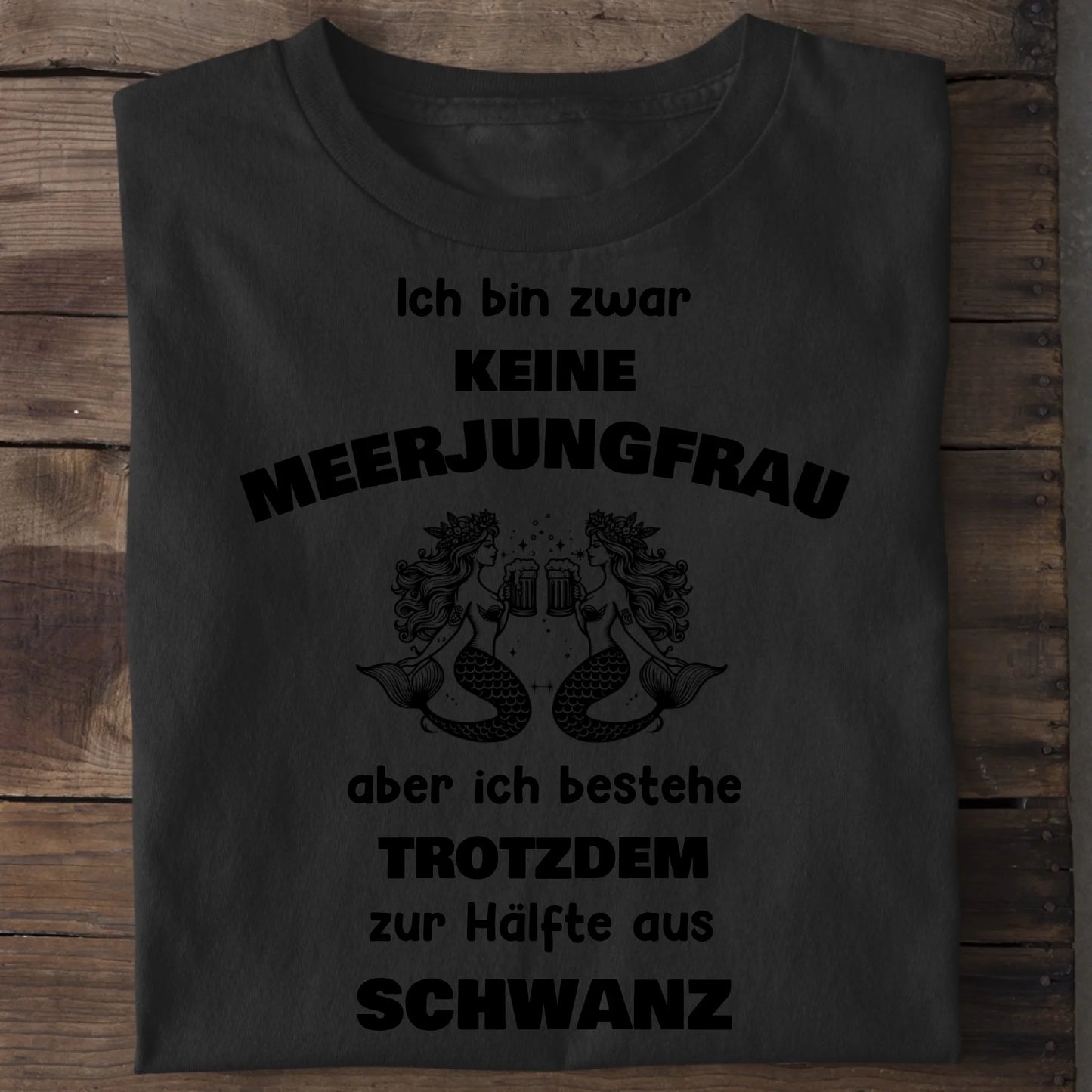 Keine Meerjungfrau - Organic Men's Shirt (personalisierbar) Crafter T-Shirt ST ST Black