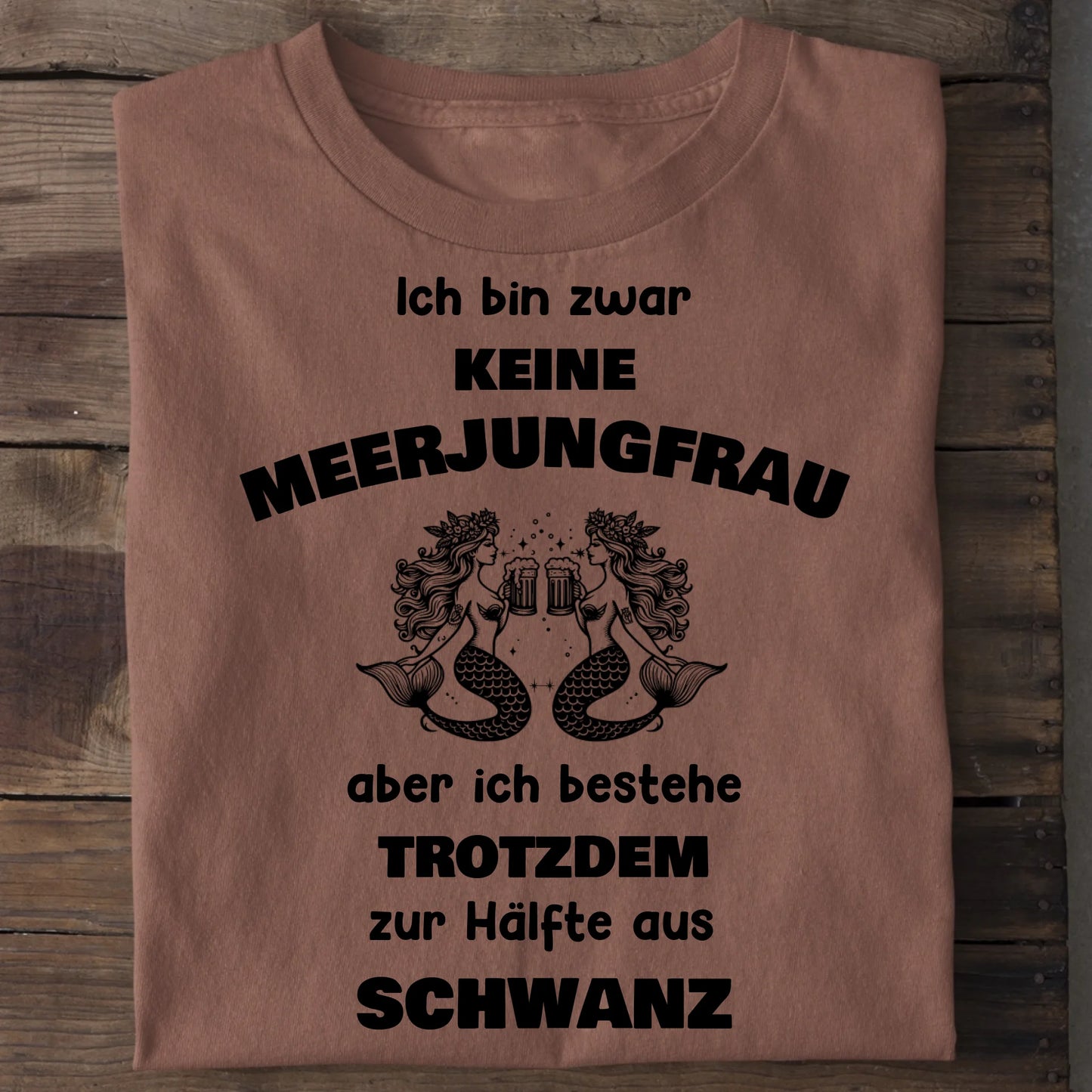 Keine Meerjungfrau - Organic Men's Shirt (personalisierbar) Crafter T-Shirt ST ST Heritage-Brown